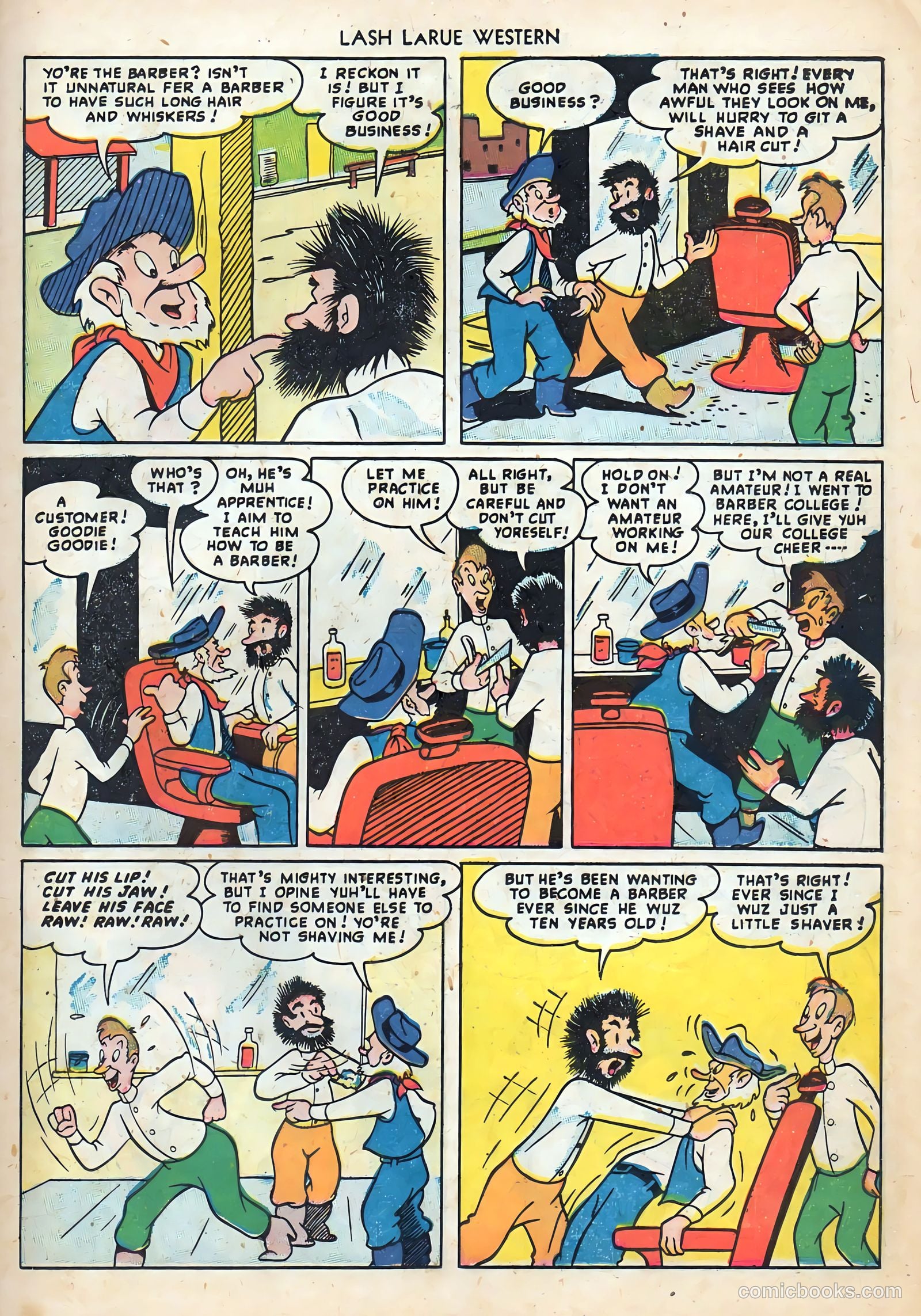 Lash LaRue Western #2 (1949) — page 23 of 36