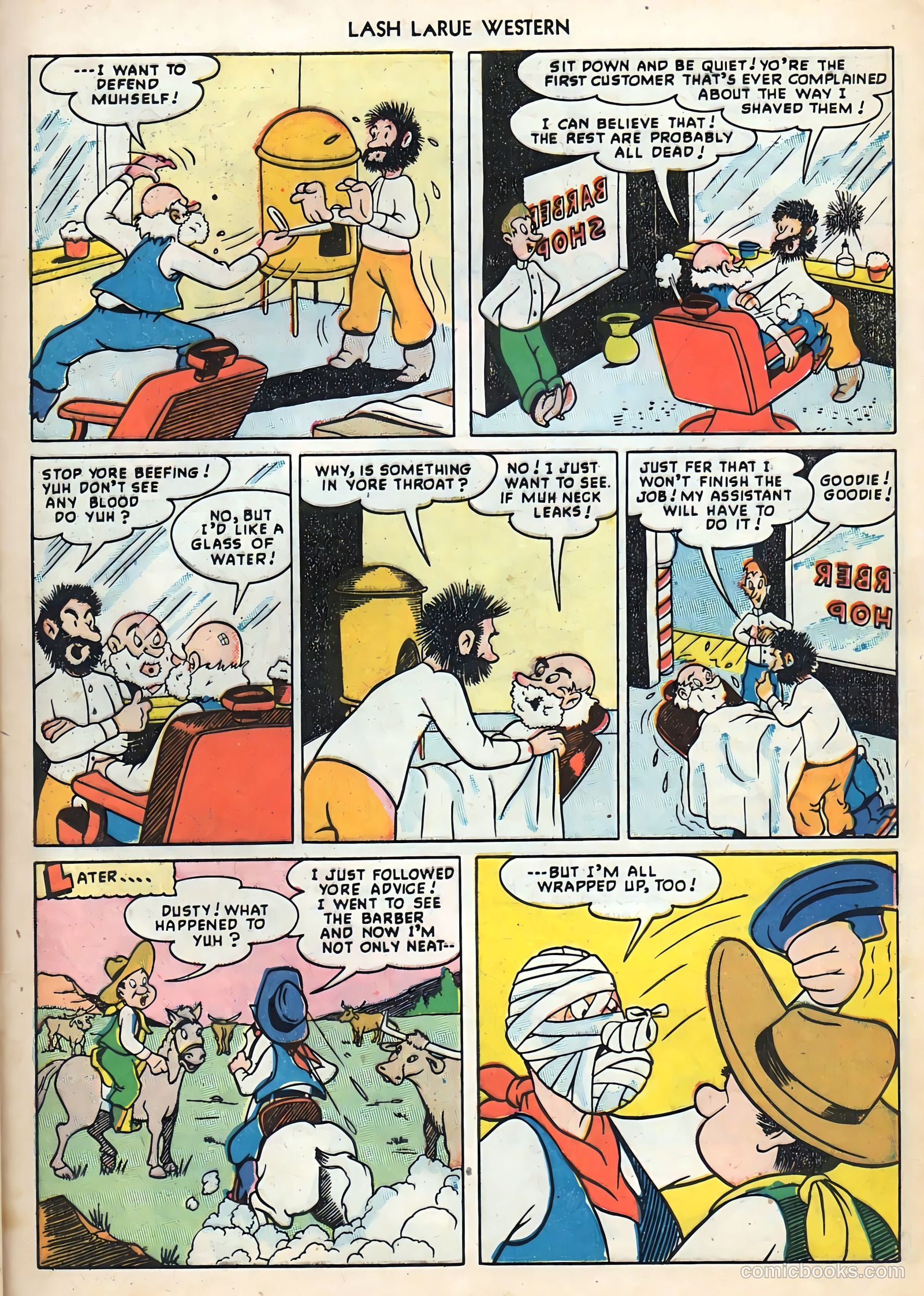 Lash LaRue Western #2 (1949) — page 25 of 36