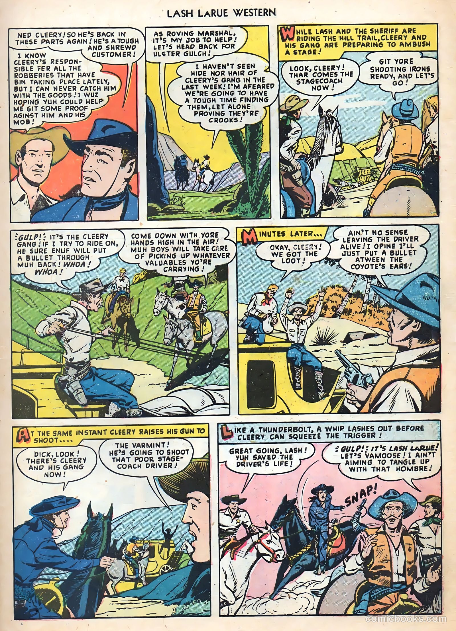 Lash LaRue Western #2 (1949) — page 27 of 36