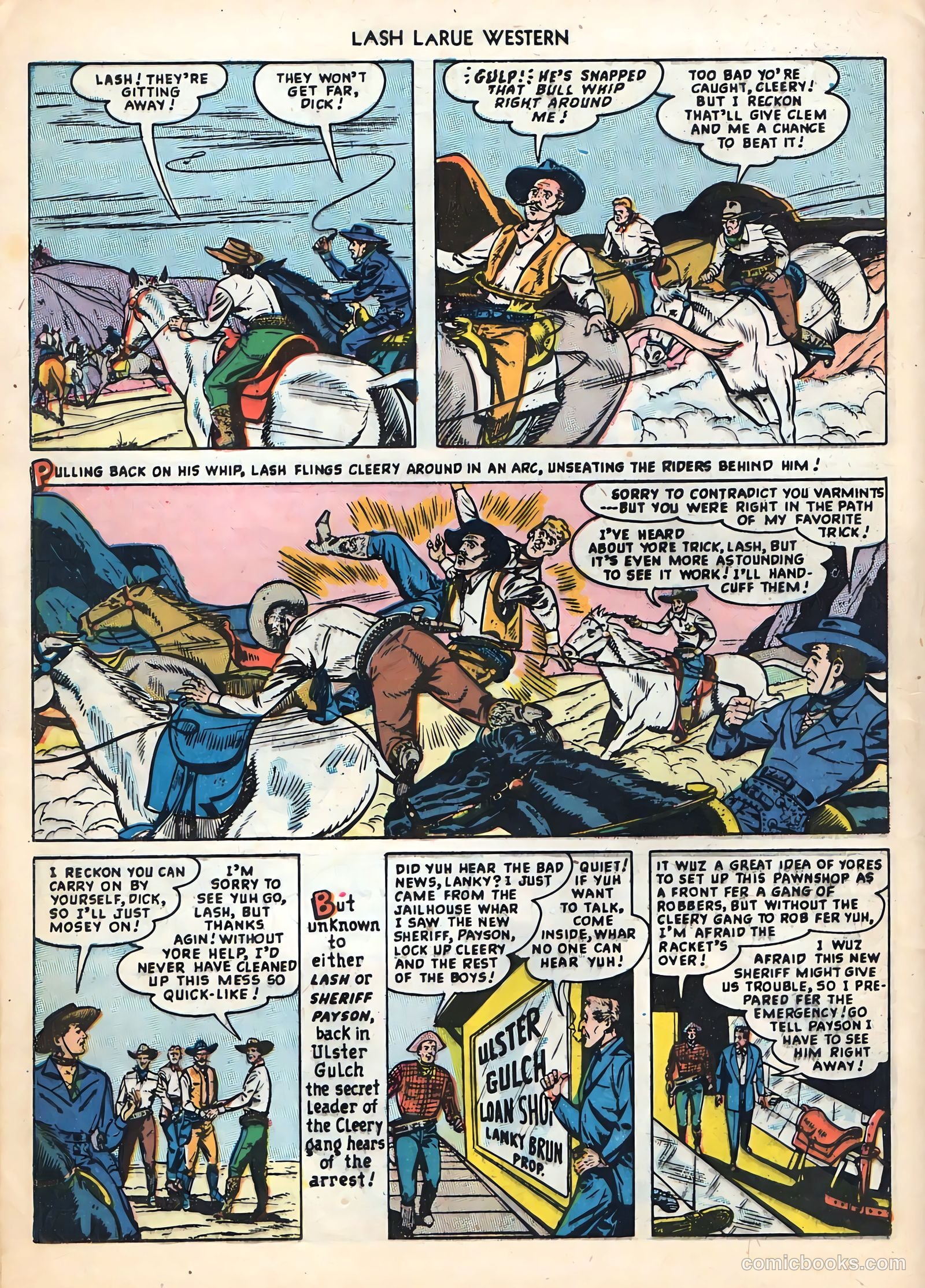 Lash LaRue Western #2 (1949) — page 28 of 36
