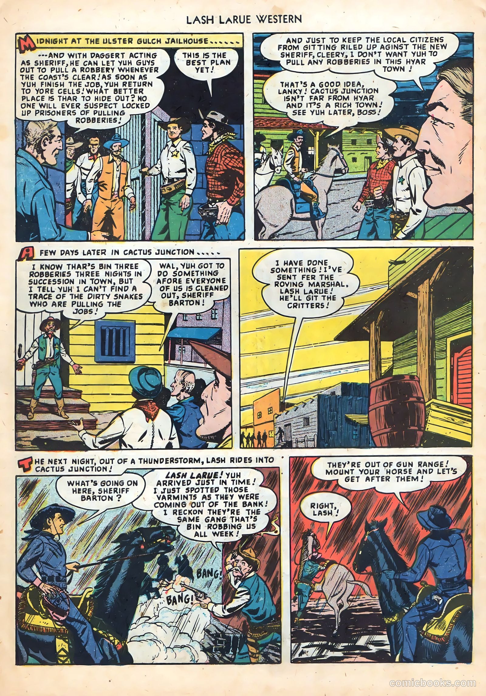 Lash LaRue Western #2 (1949) — page 30 of 36