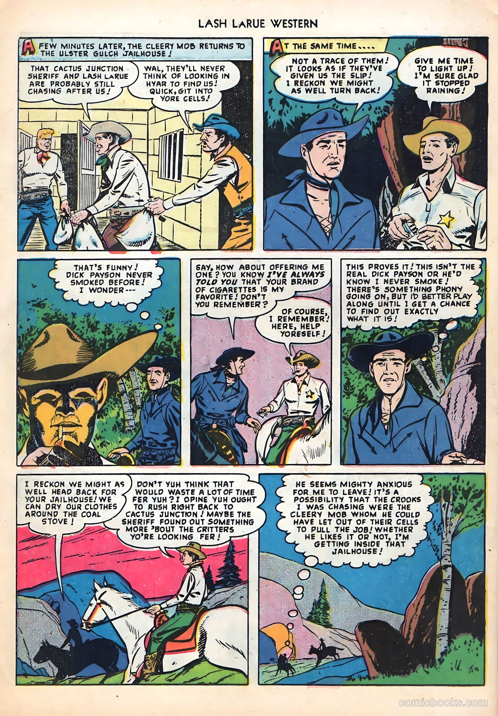 Lash LaRue Western #2 (1949) — page 32 of 36
