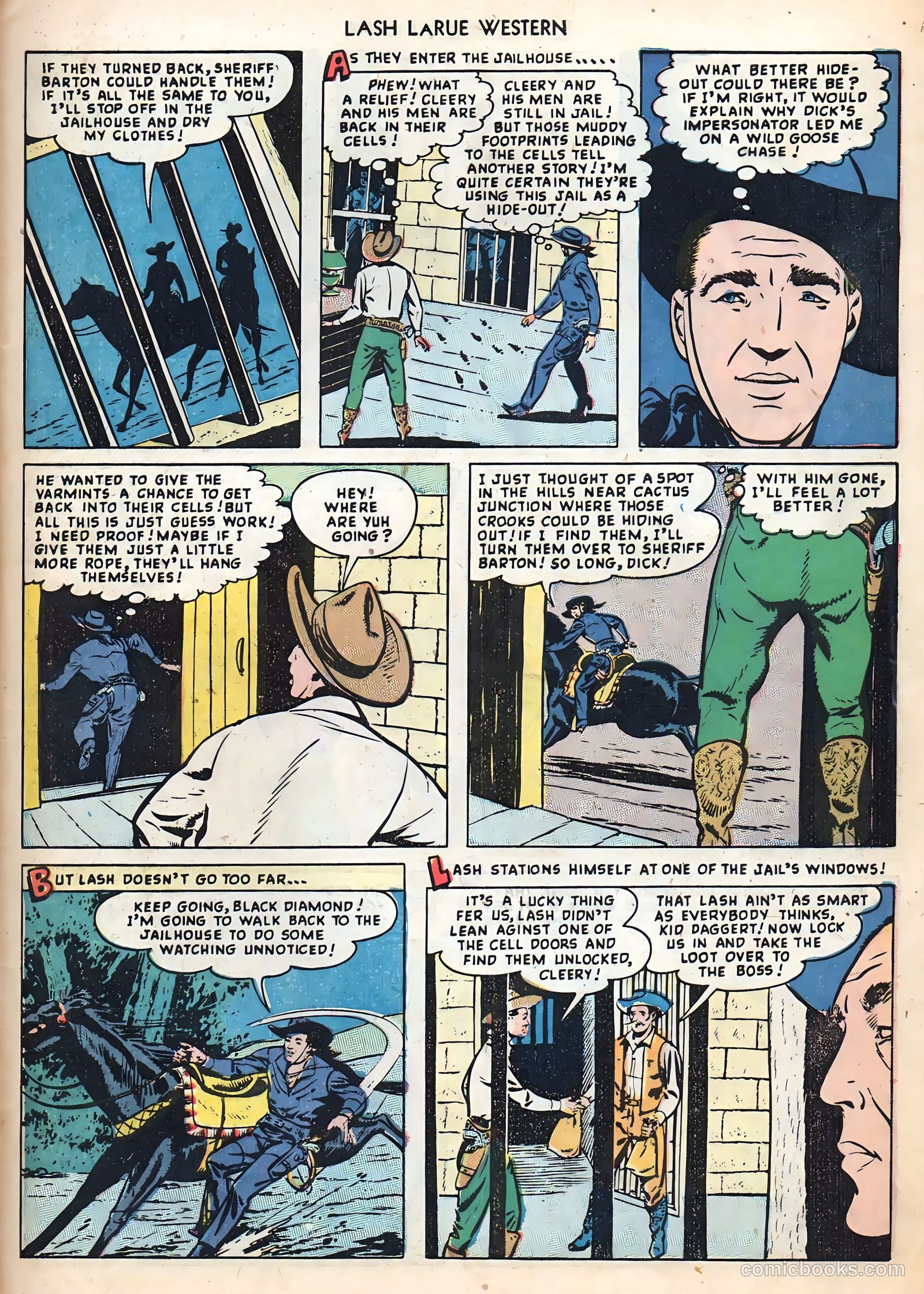 Lash LaRue Western #2 (1949) — page 33 of 36