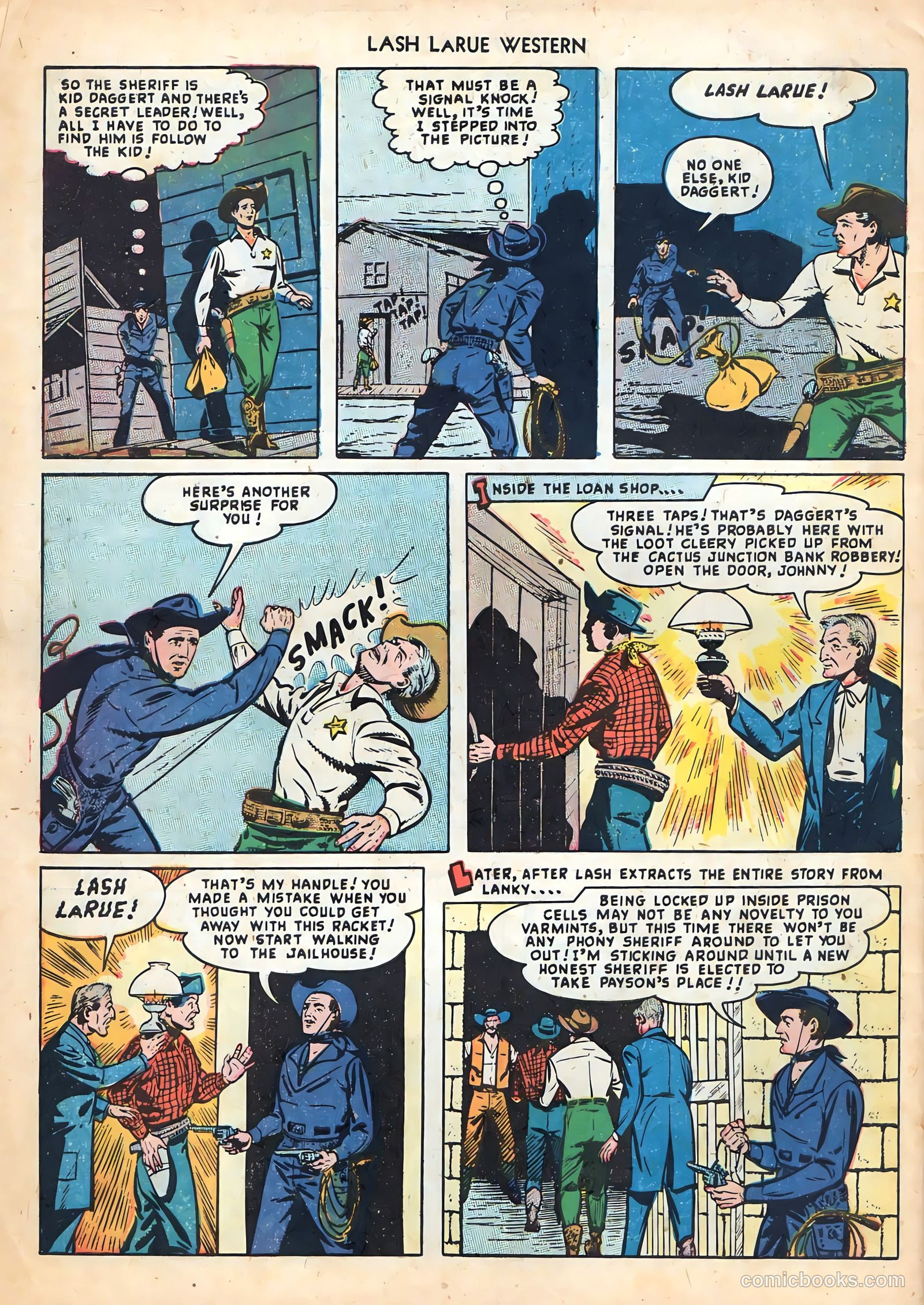 Lash LaRue Western #2 (1949) — page 34 of 36