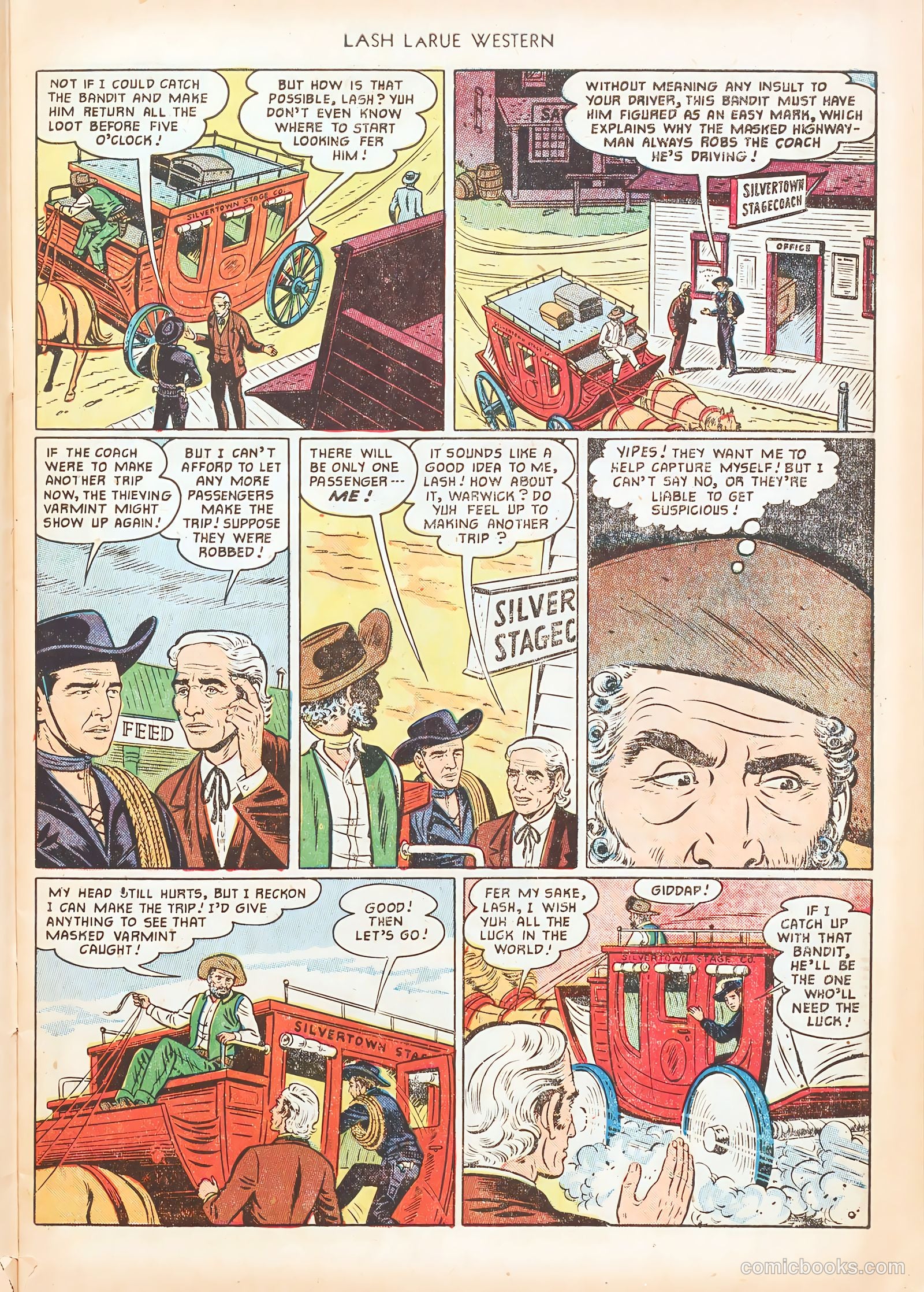 Lash LaRue Western #20 (1951) — page 7 of 36