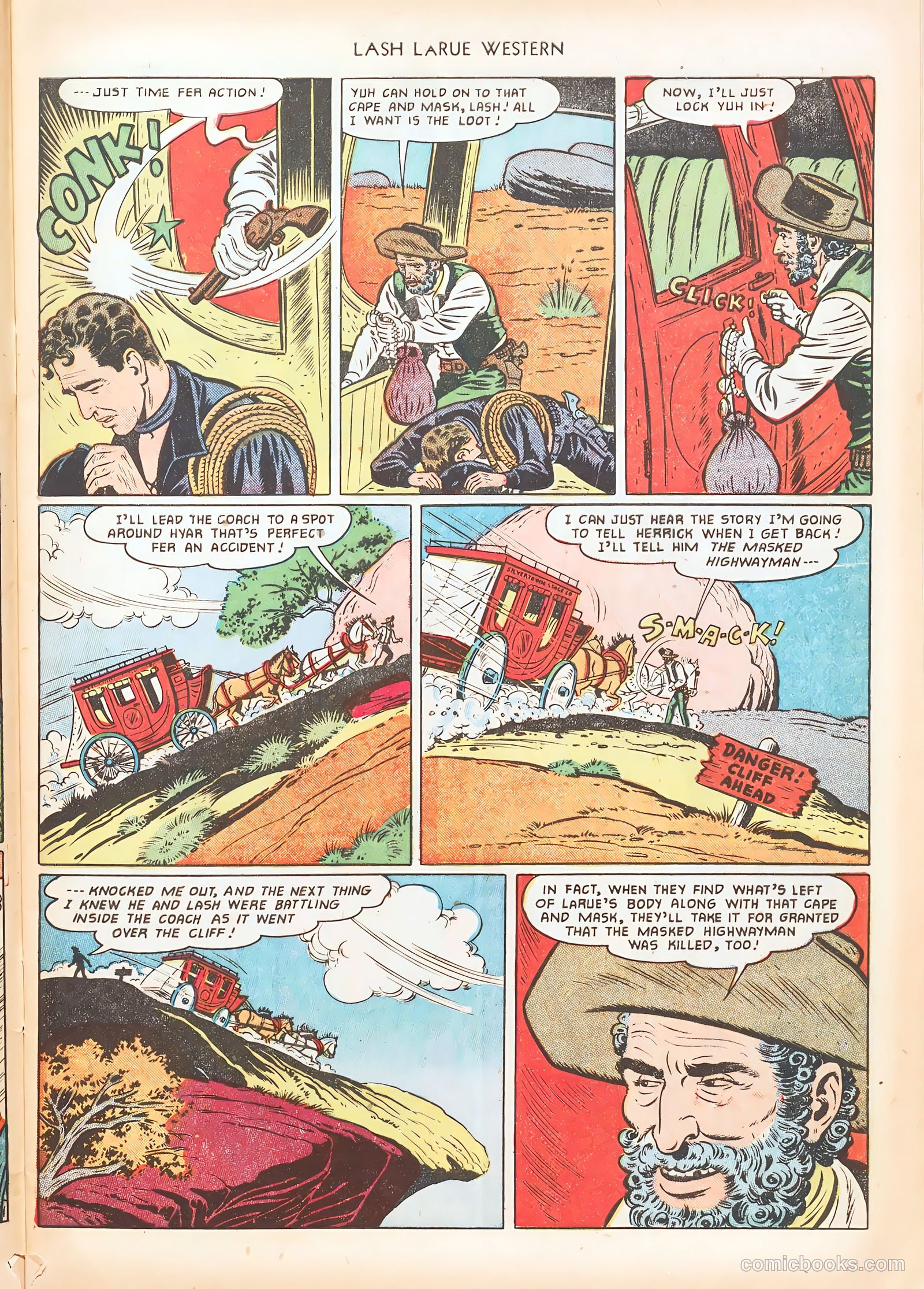 Lash LaRue Western #20 (1951) — page 9 of 36