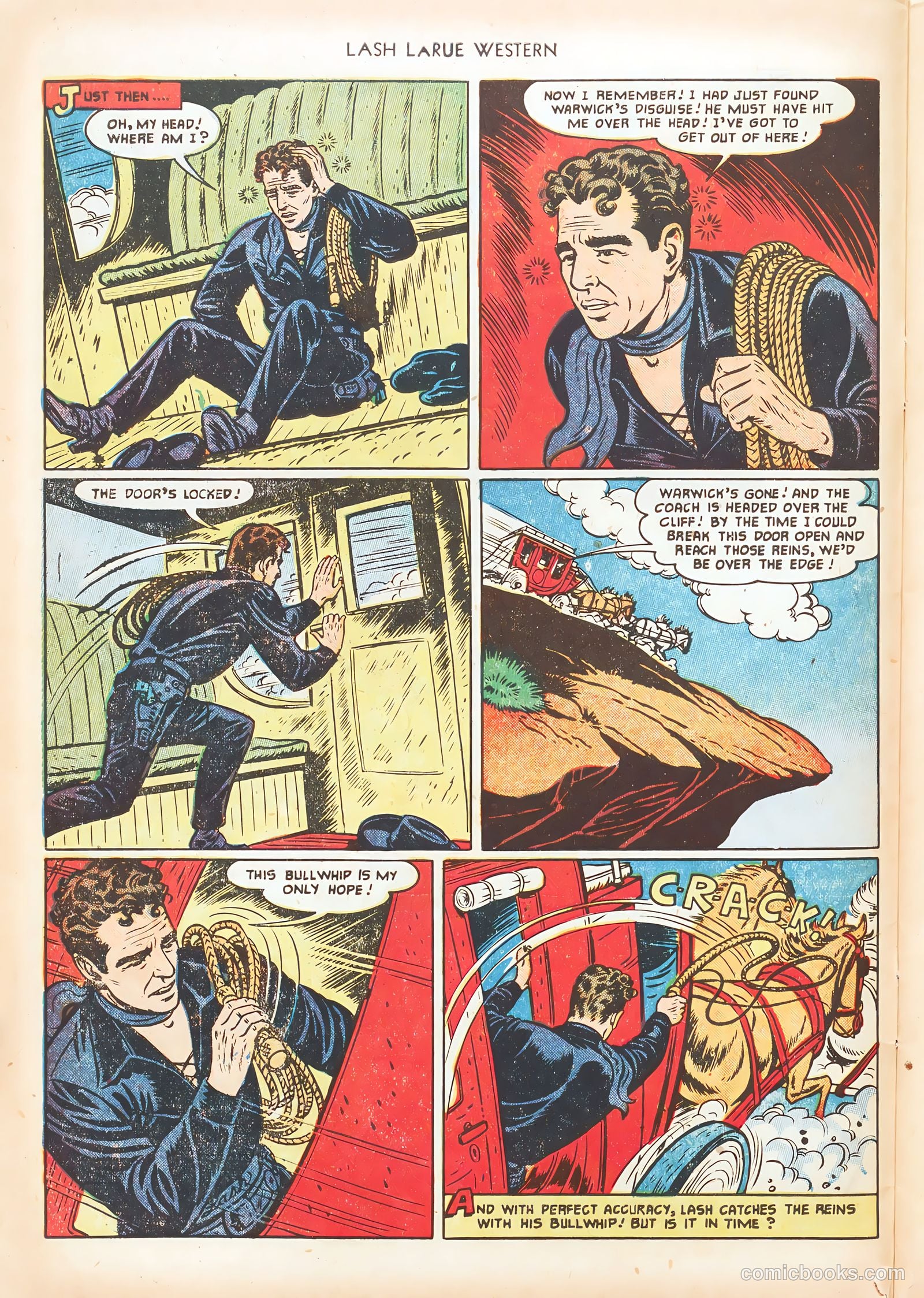 Lash LaRue Western #20 (1951) — page 10 of 36