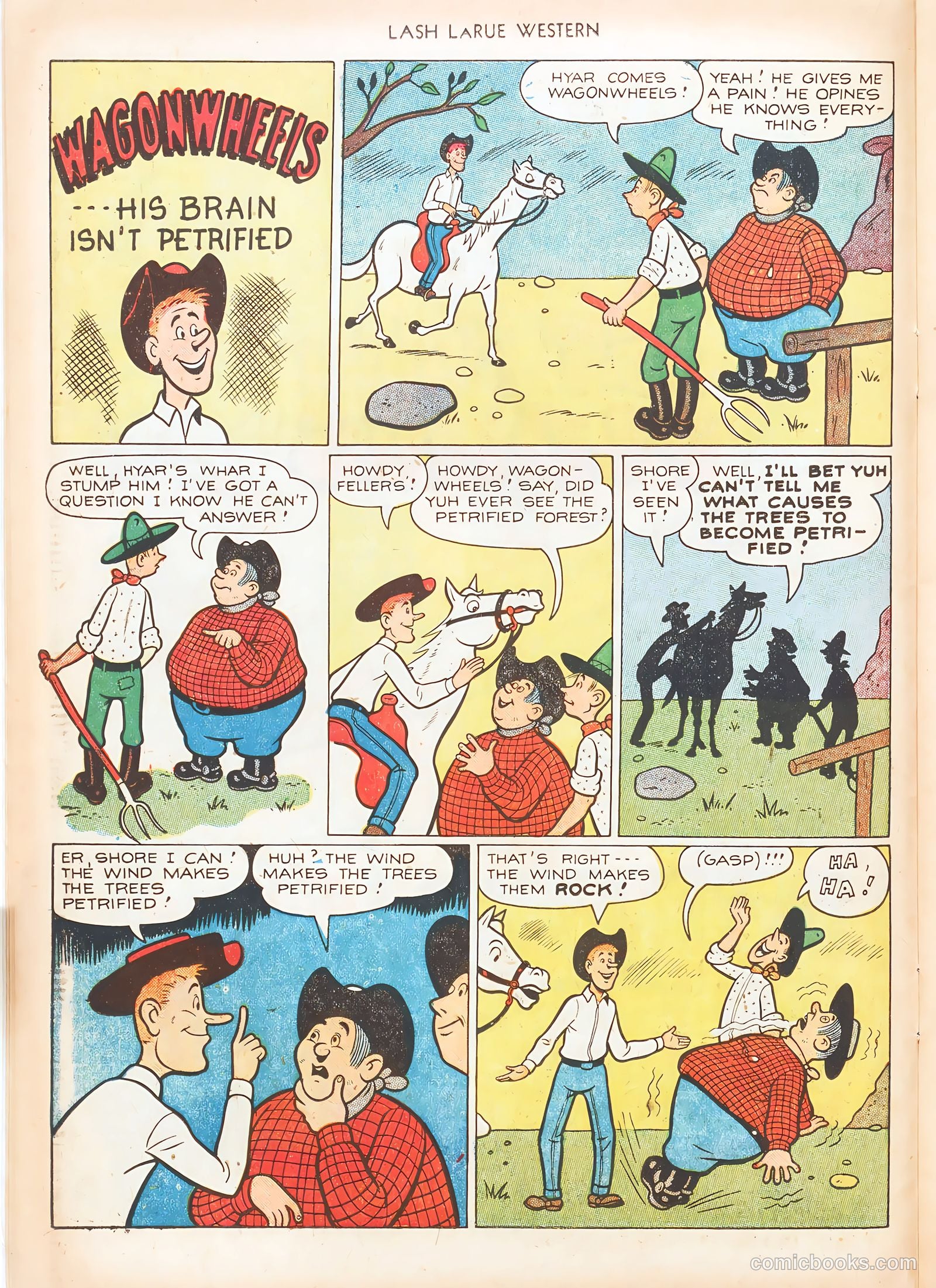 Lash LaRue Western #20 (1951) — page 14 of 36