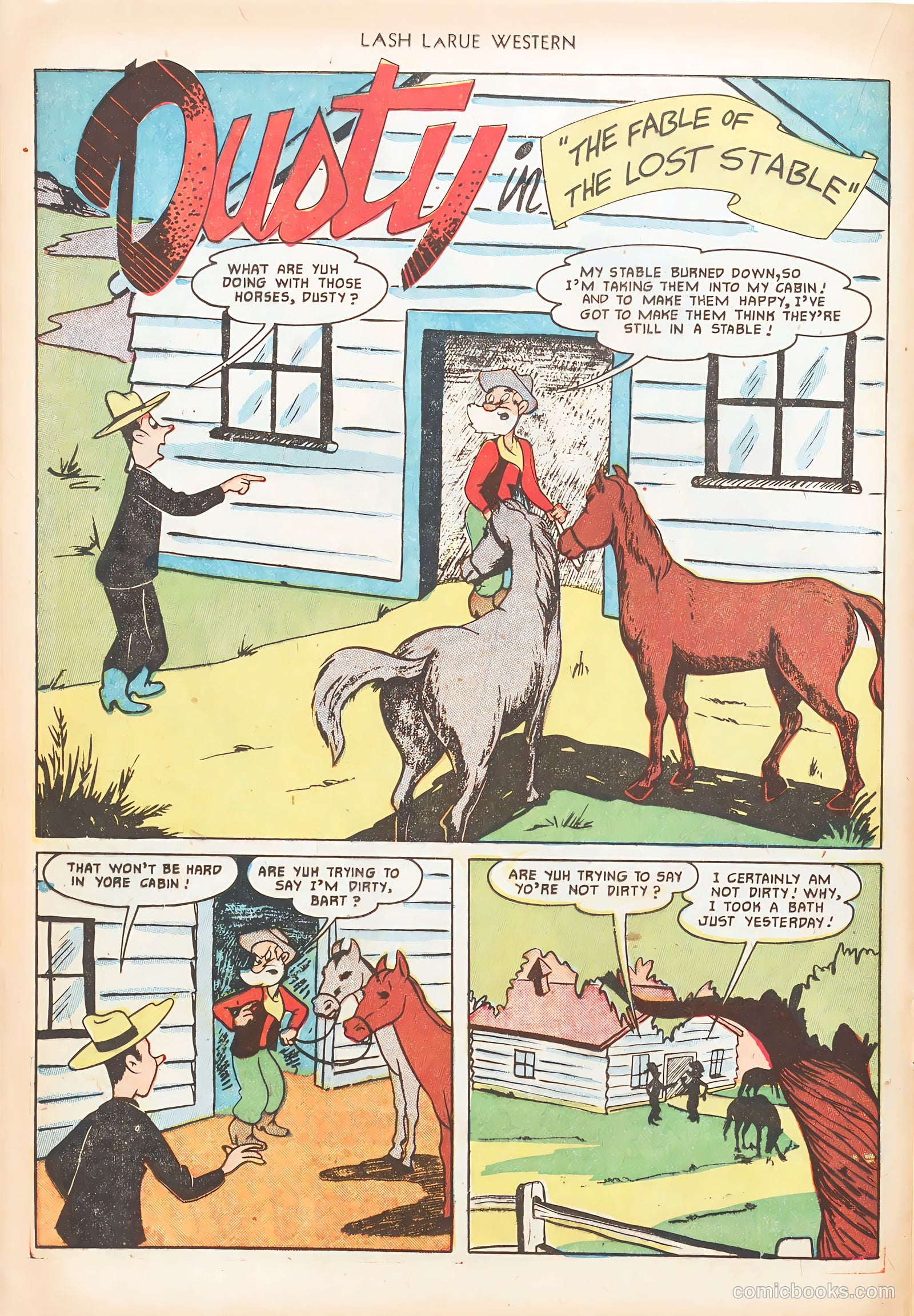 Lash LaRue Western #20 (1951) — page 16 of 36