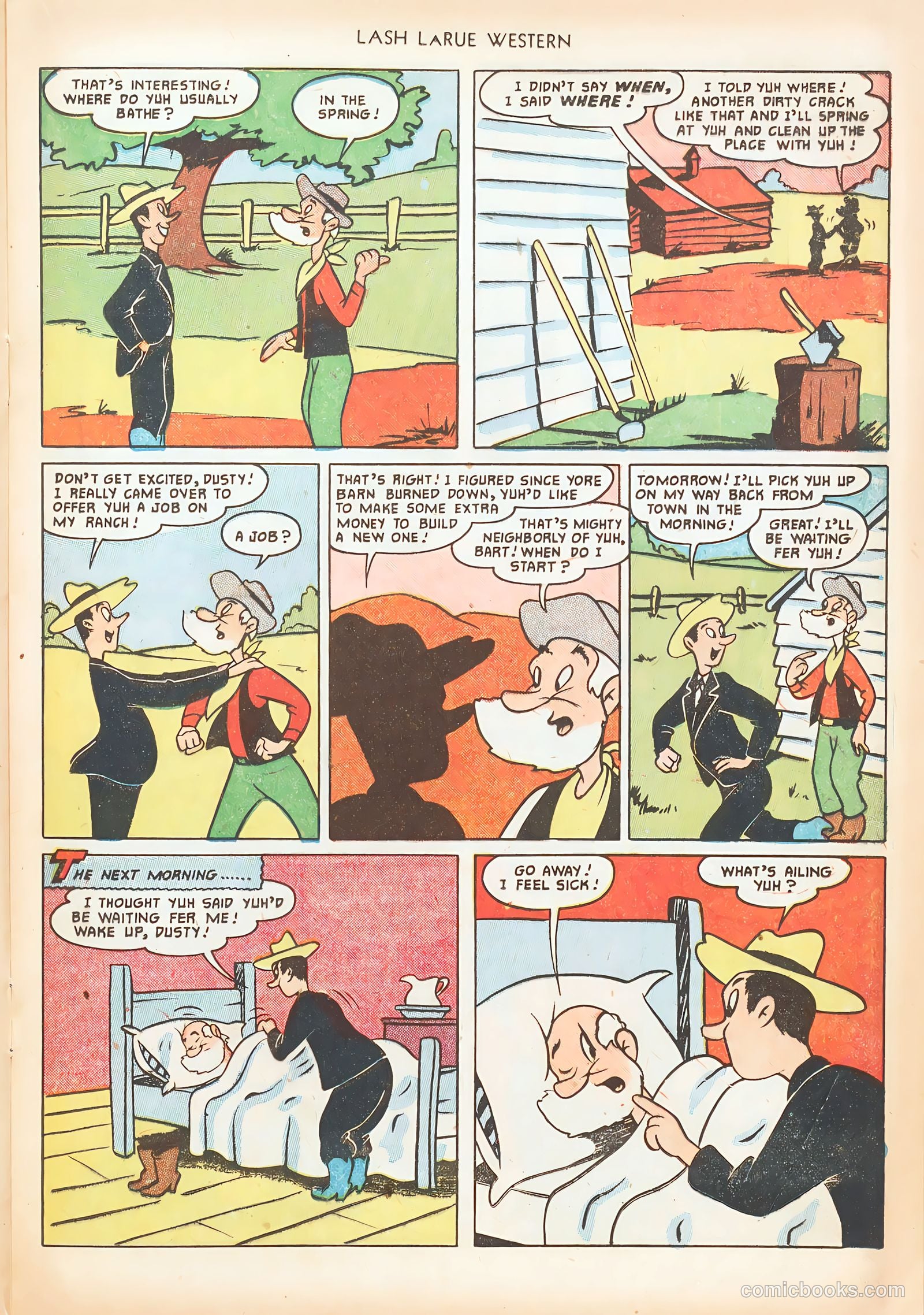 Lash LaRue Western #20 (1951) — page 17 of 36