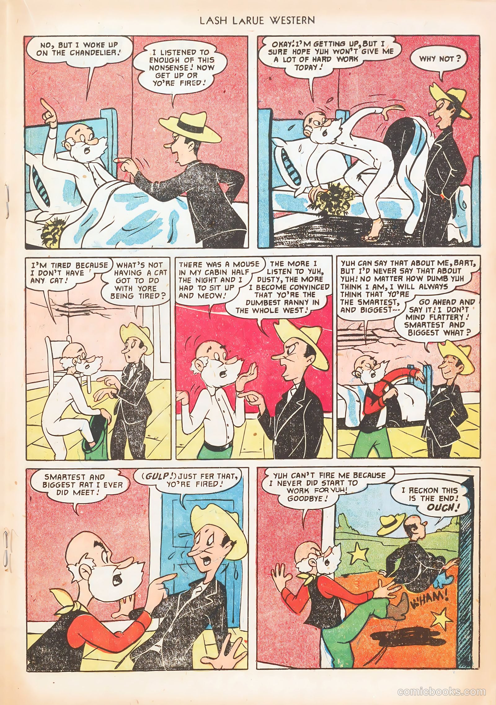 Lash LaRue Western #20 (1951) — page 19 of 36