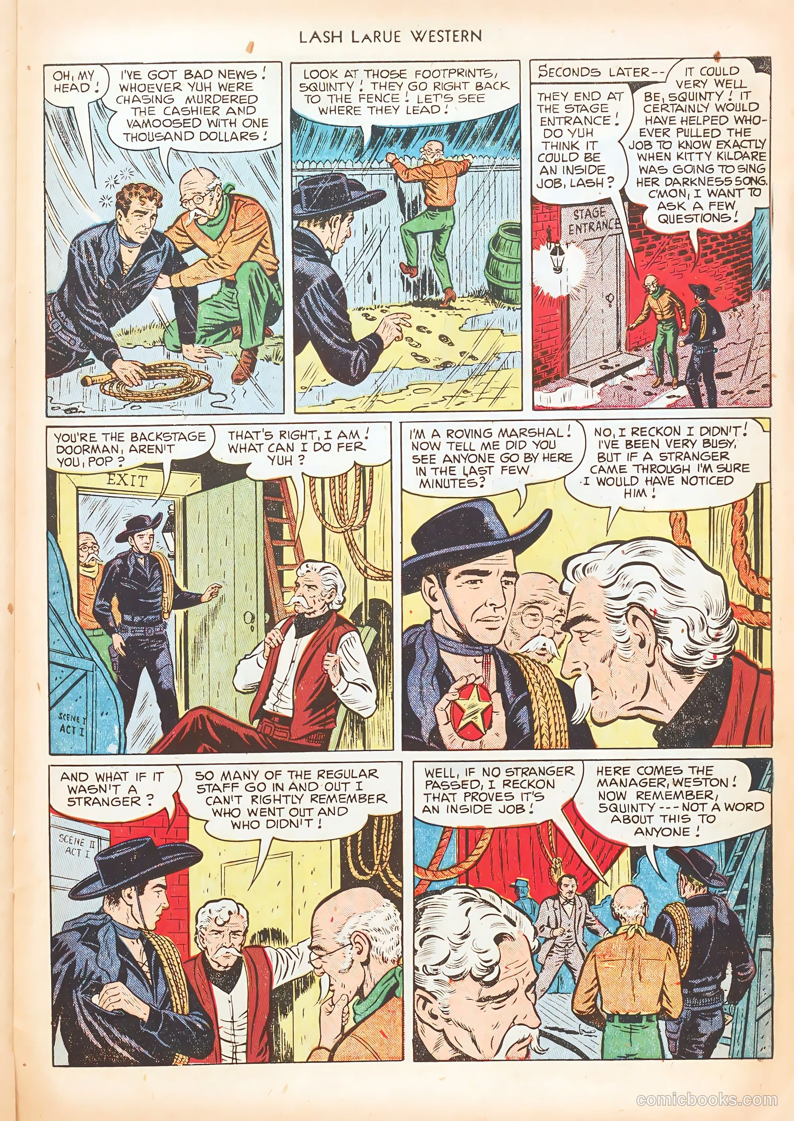 Lash LaRue Western #20 (1951) — page 27 of 36