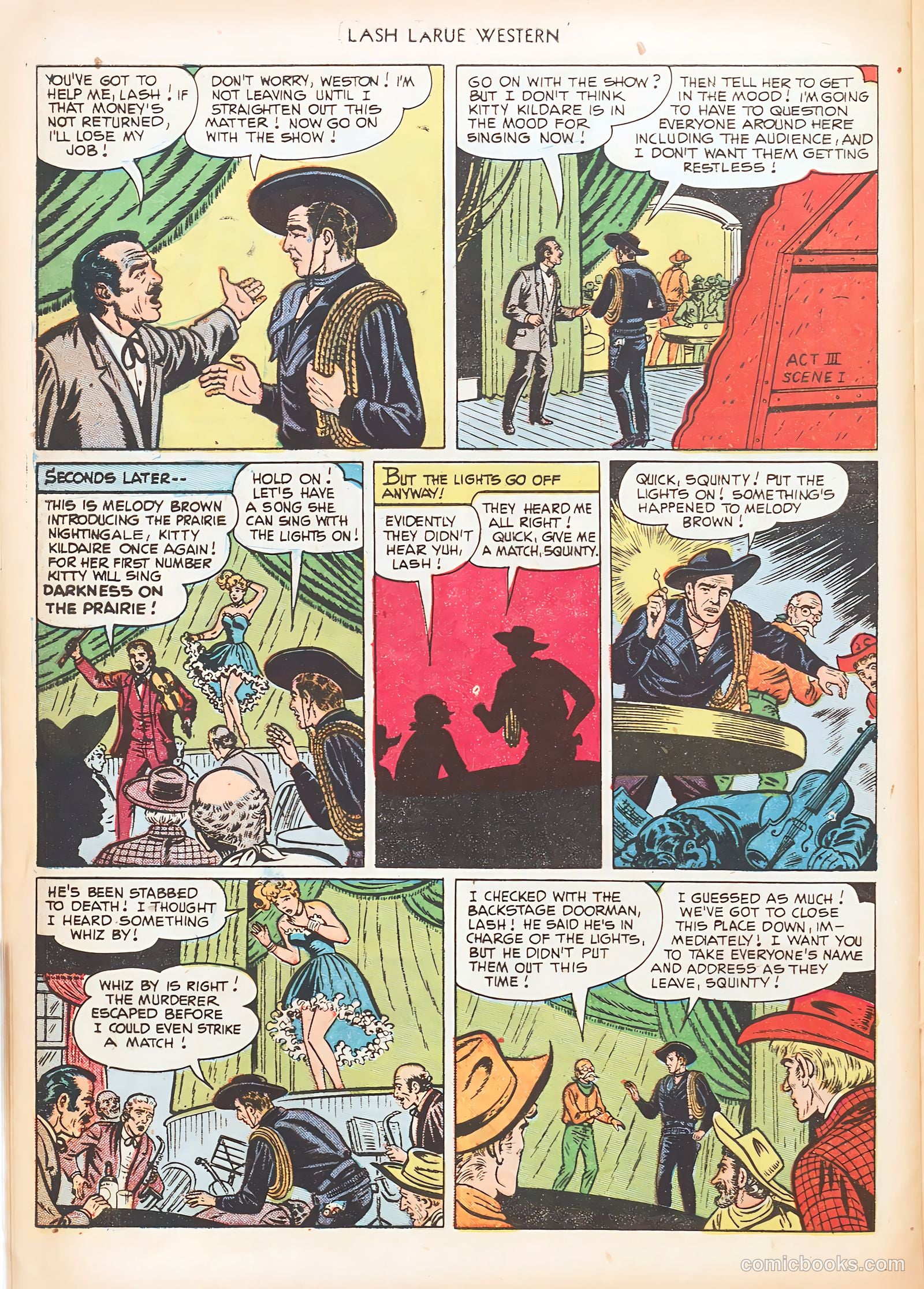 Lash LaRue Western #20 (1951) — page 28 of 36
