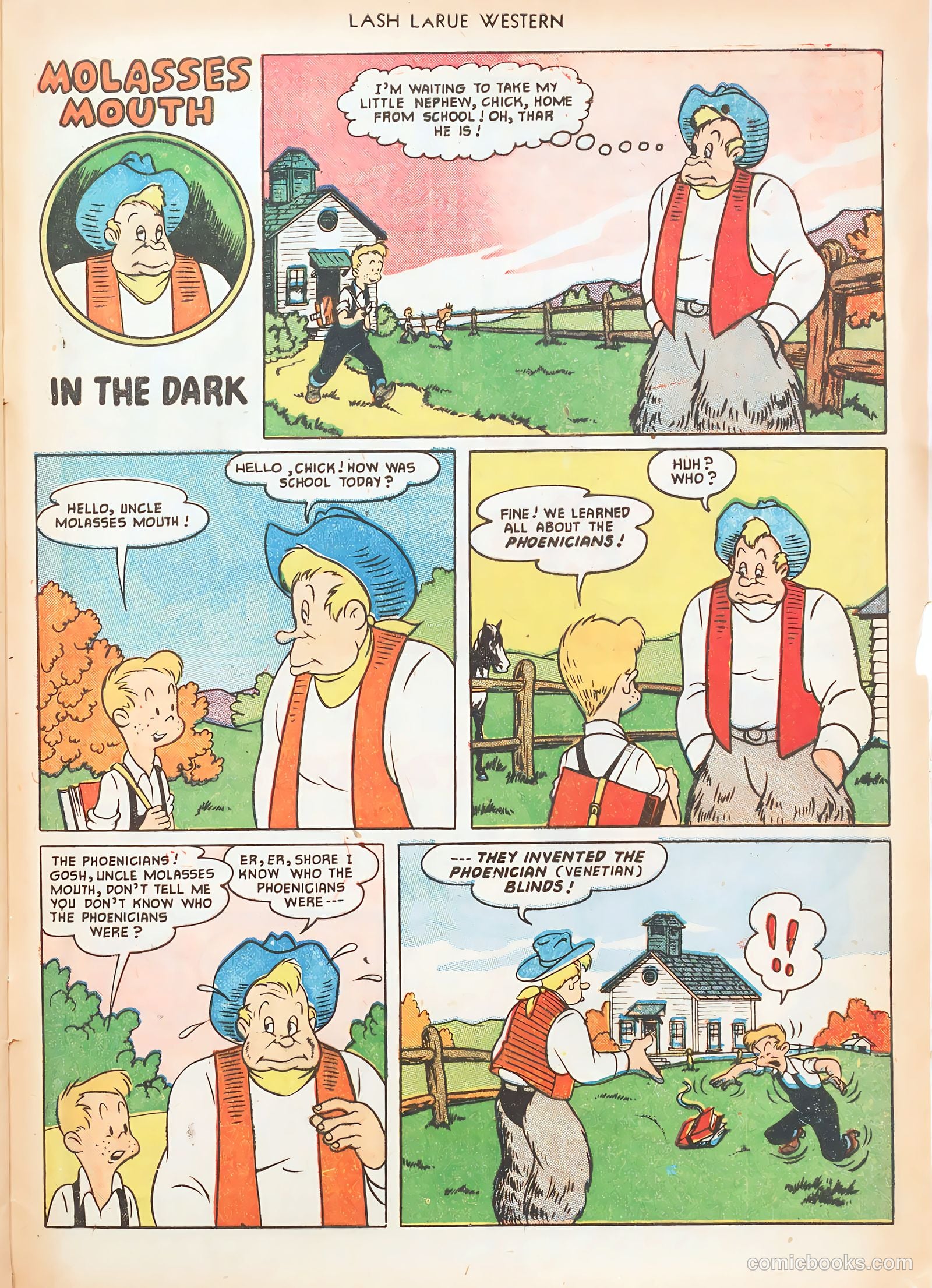 Lash LaRue Western #20 (1951) — page 33 of 36