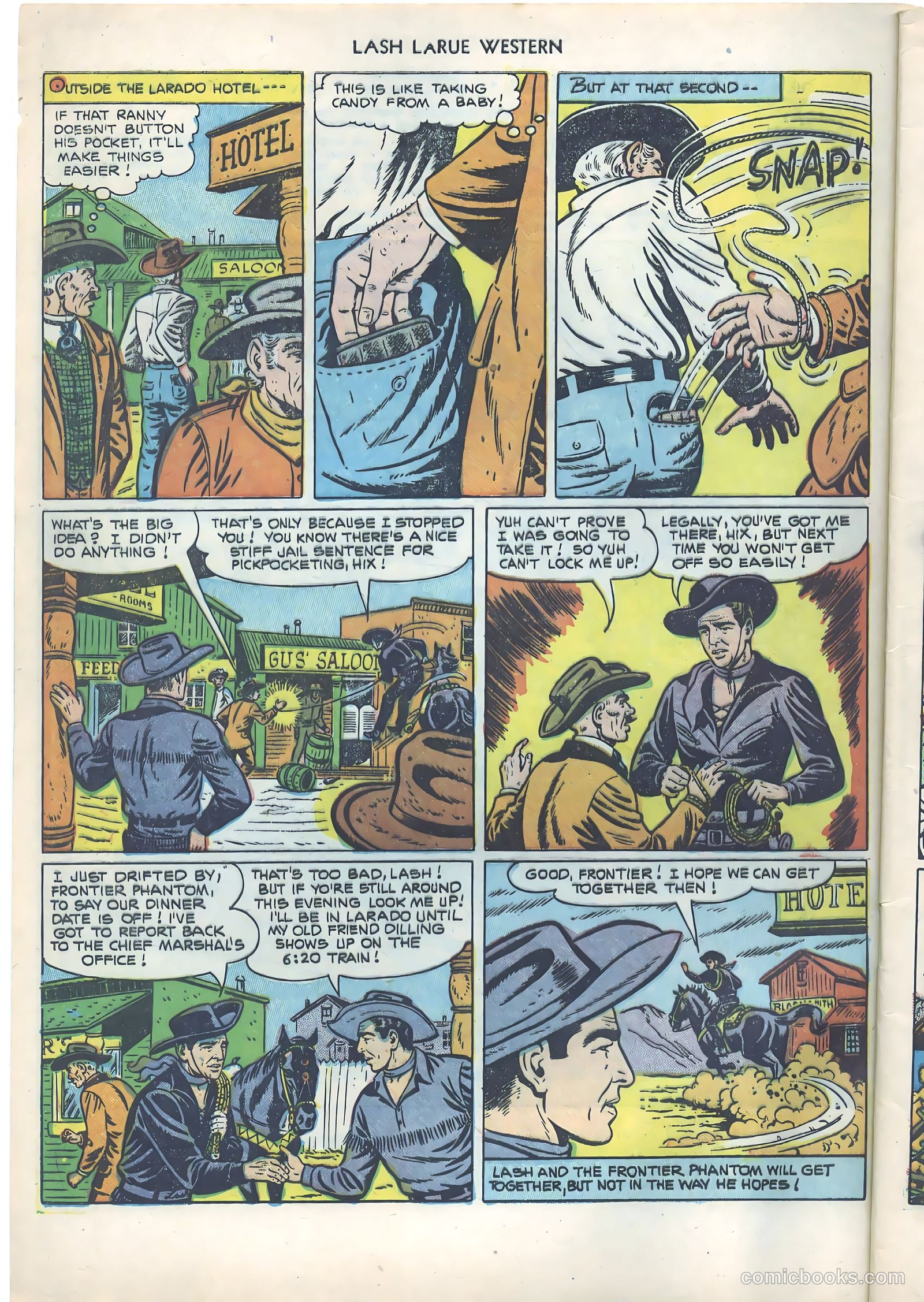 Lash LaRue Western #21 (1951) — page 4 of 36