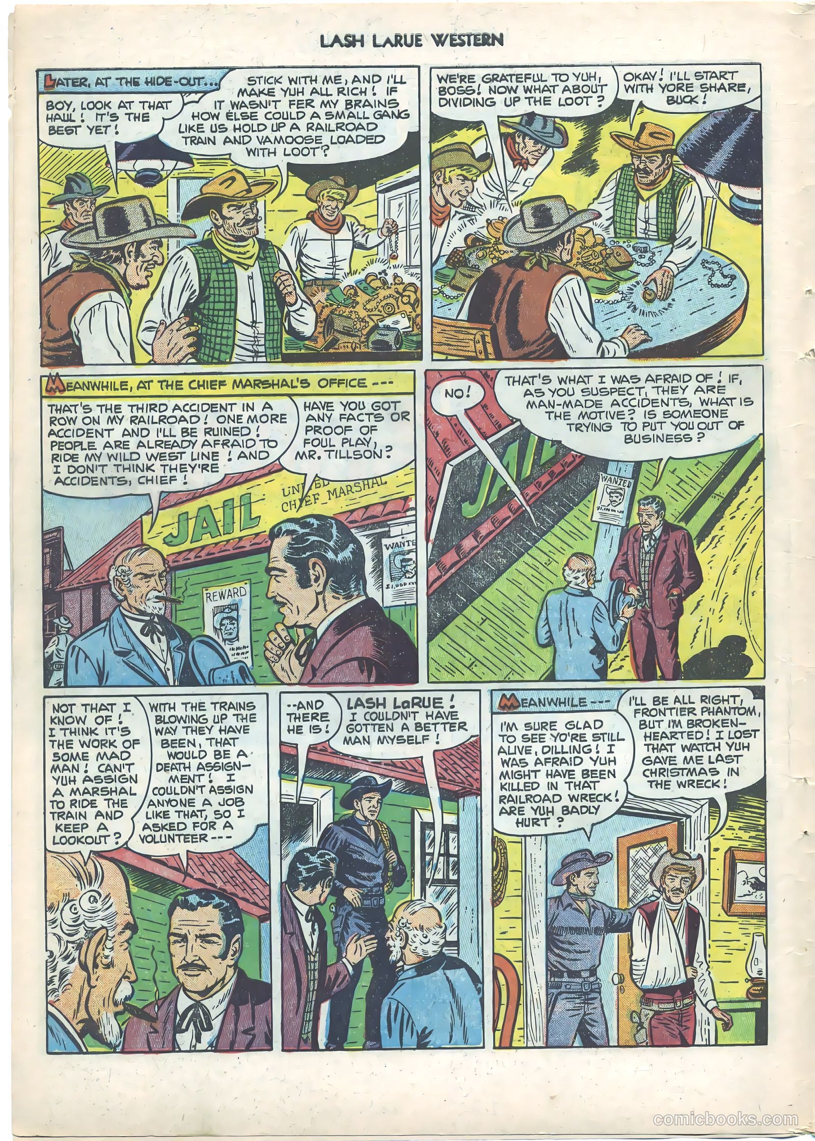 Lash LaRue Western #21 (1951) — page 6 of 36