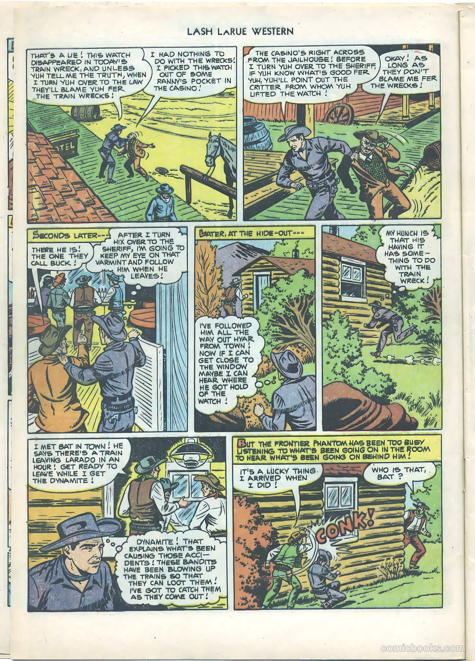 Lash LaRue Western #21 (1951) — page 8 of 36