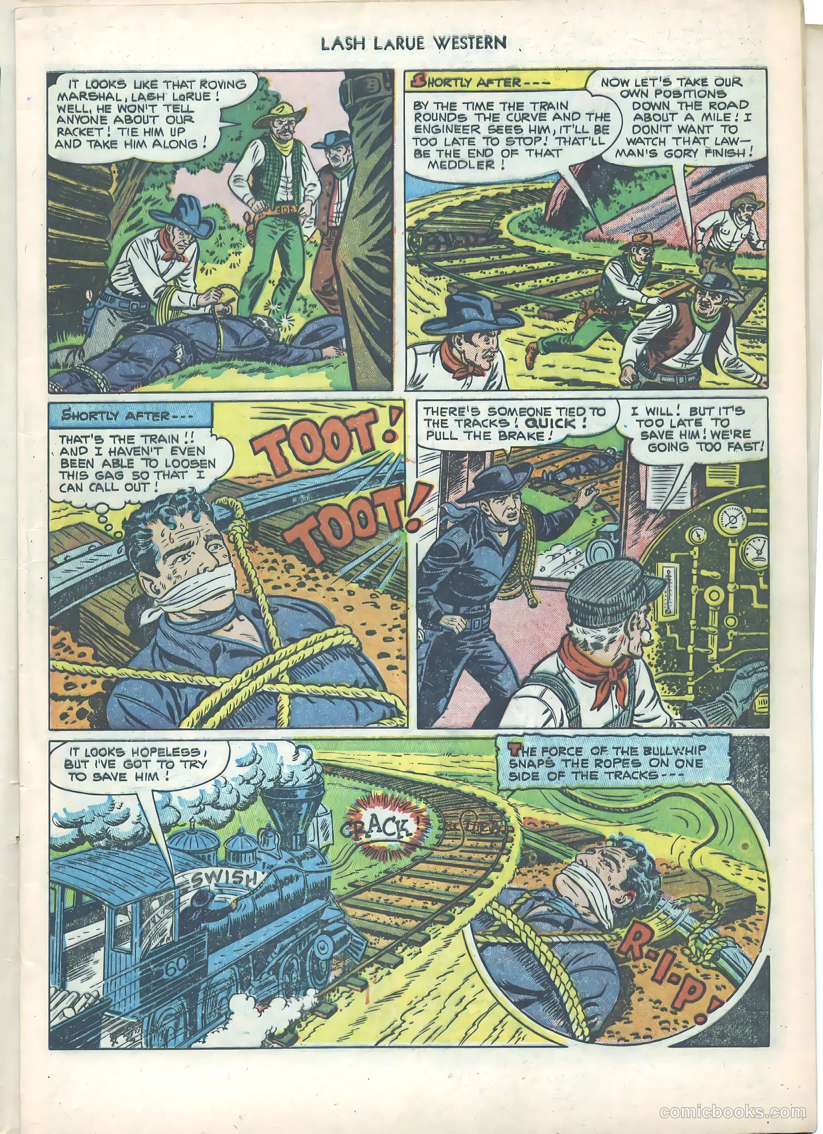 Lash LaRue Western #21 (1951) — page 9 of 36