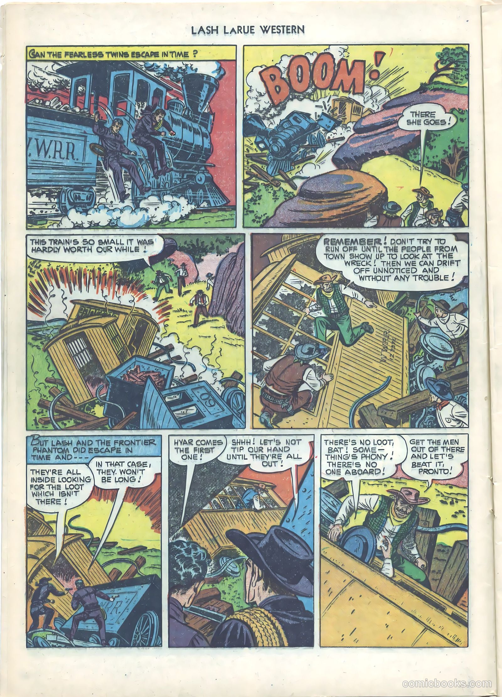 Lash LaRue Western #21 (1951) — page 12 of 36