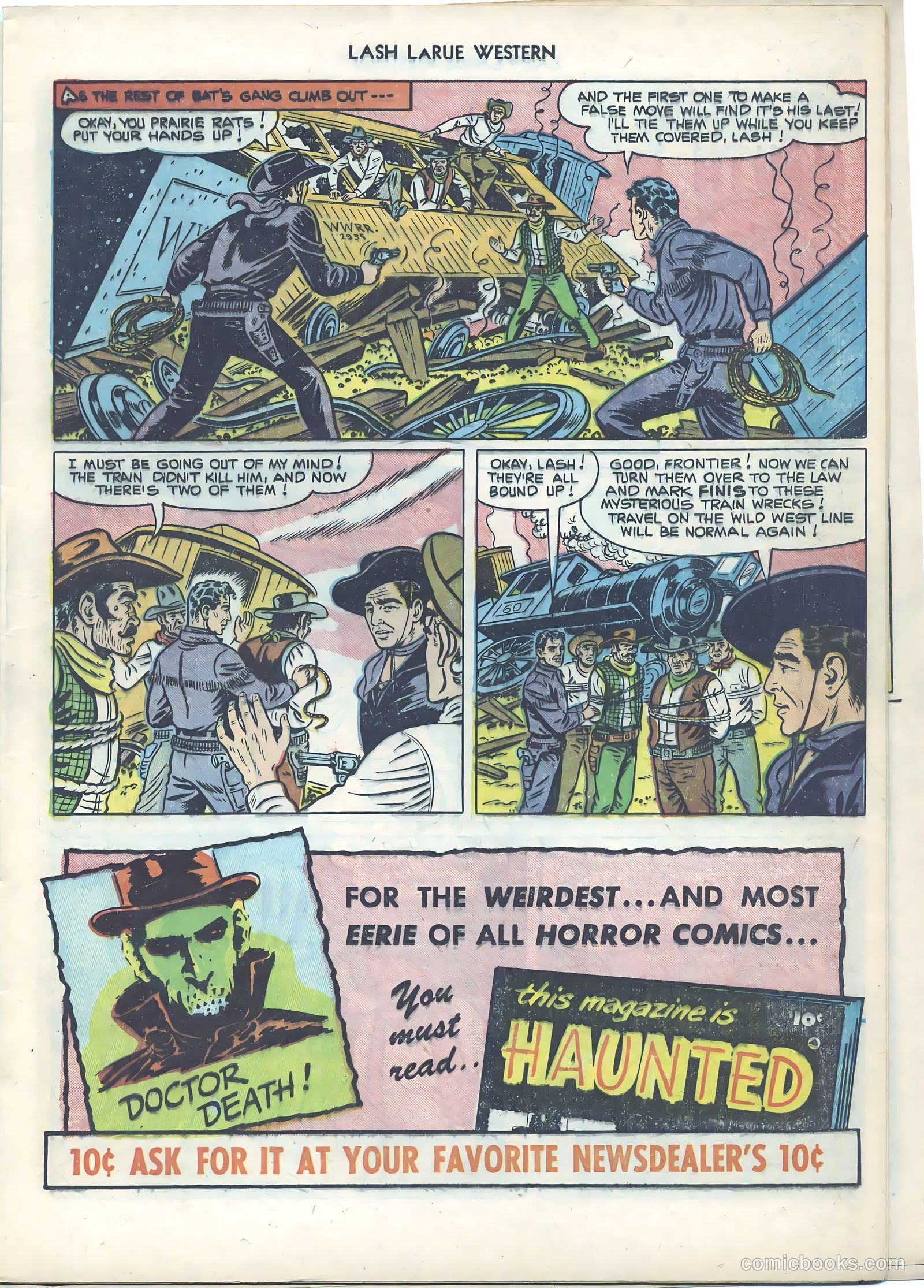 Lash LaRue Western #21 (1951) — page 13 of 36