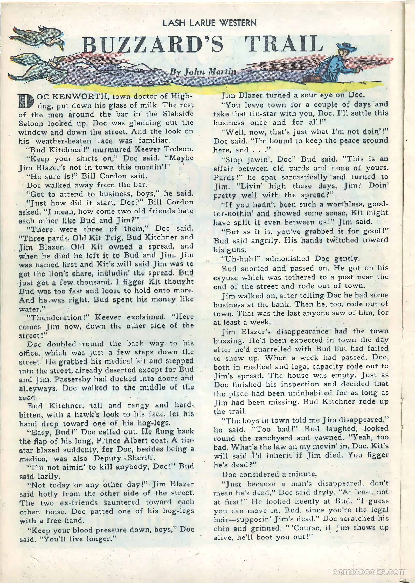 Lash LaRue Western #21 (1951) — page 16 of 36