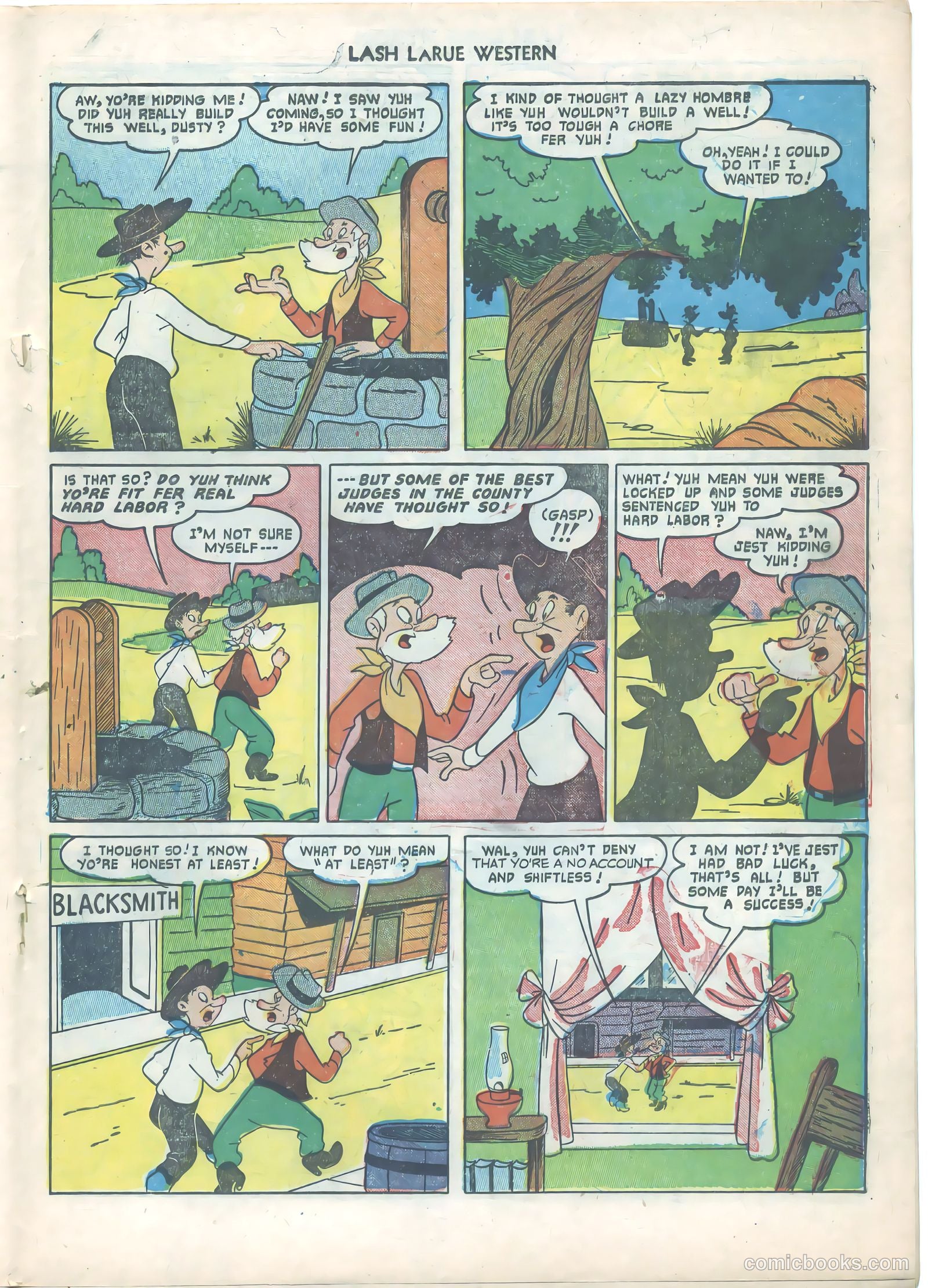 Lash LaRue Western #21 (1951) — page 19 of 36