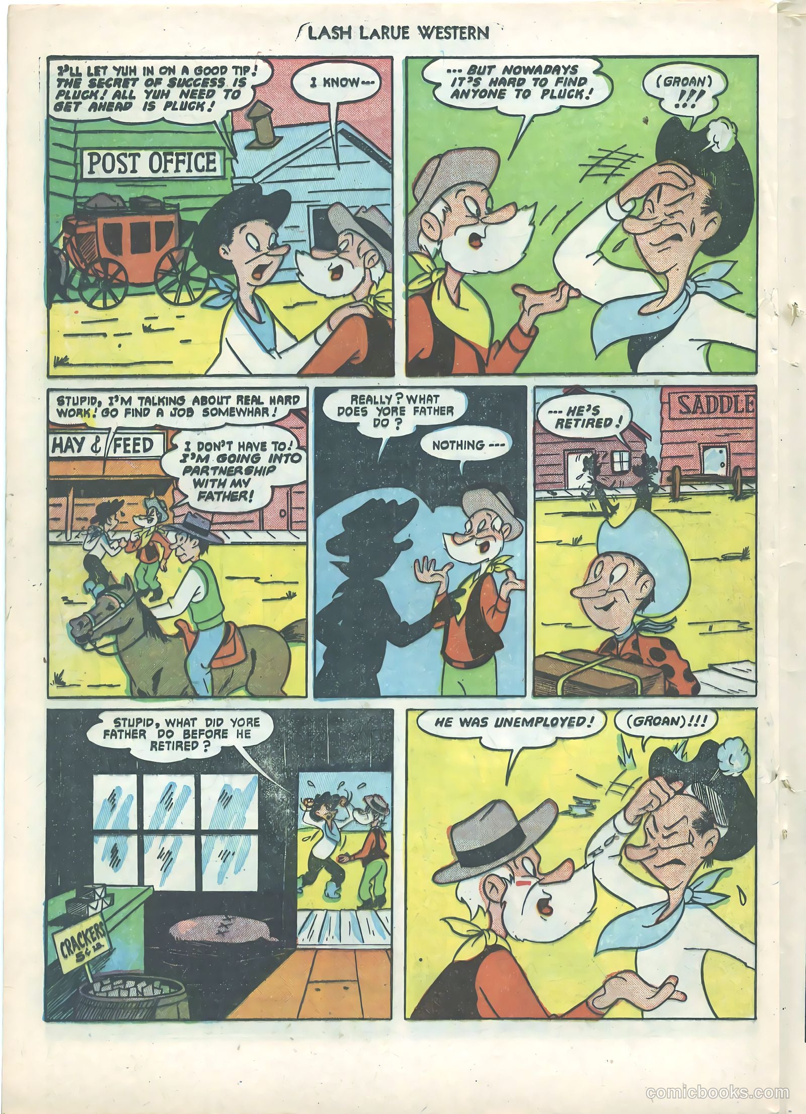 Lash LaRue Western #21 (1951) — page 20 of 36