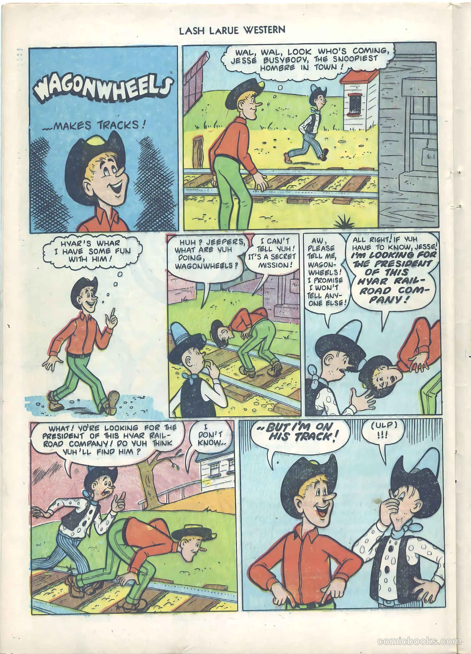 Lash LaRue Western #21 (1951) — page 24 of 36