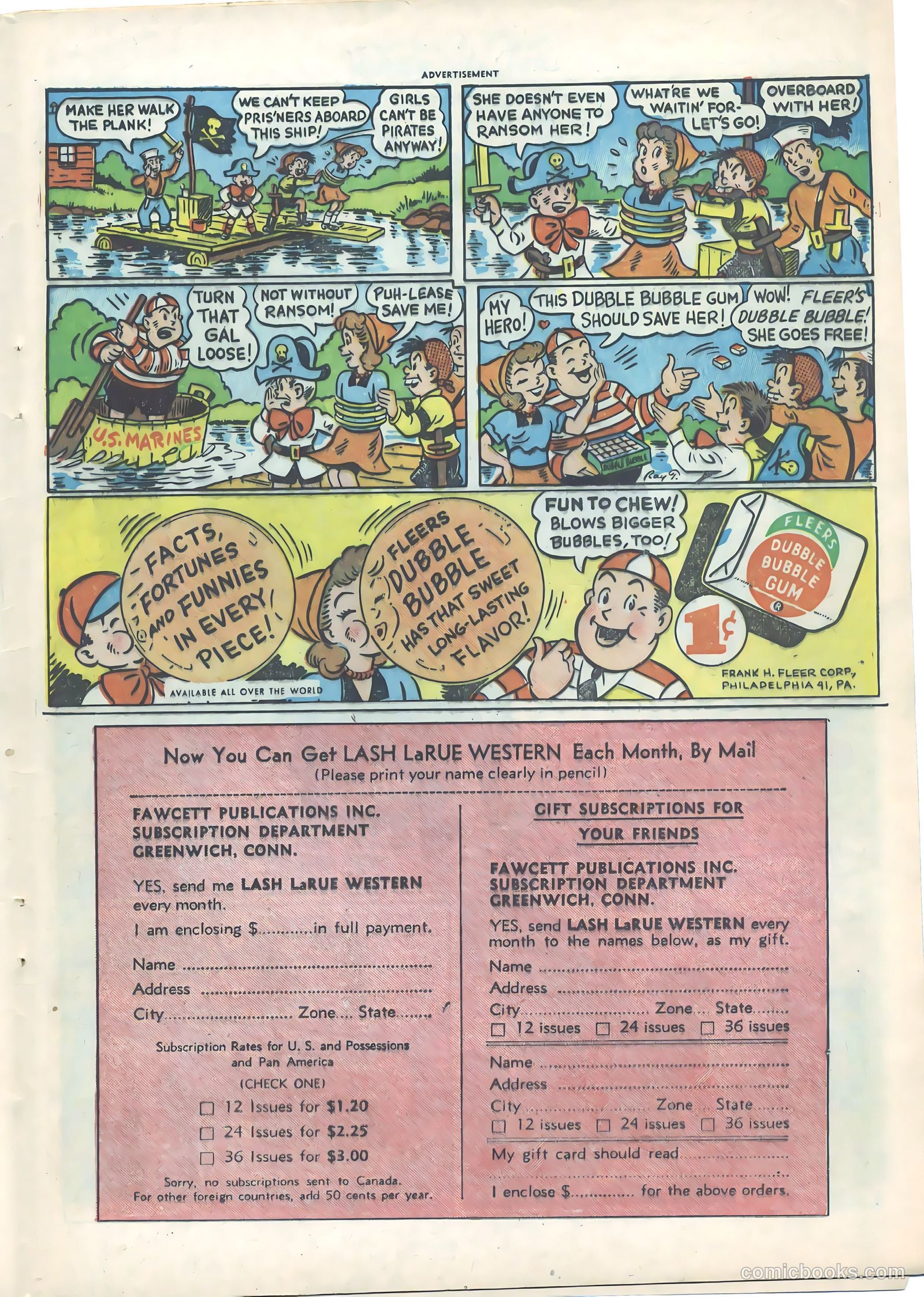Lash LaRue Western #21 (1951) — page 25 of 36