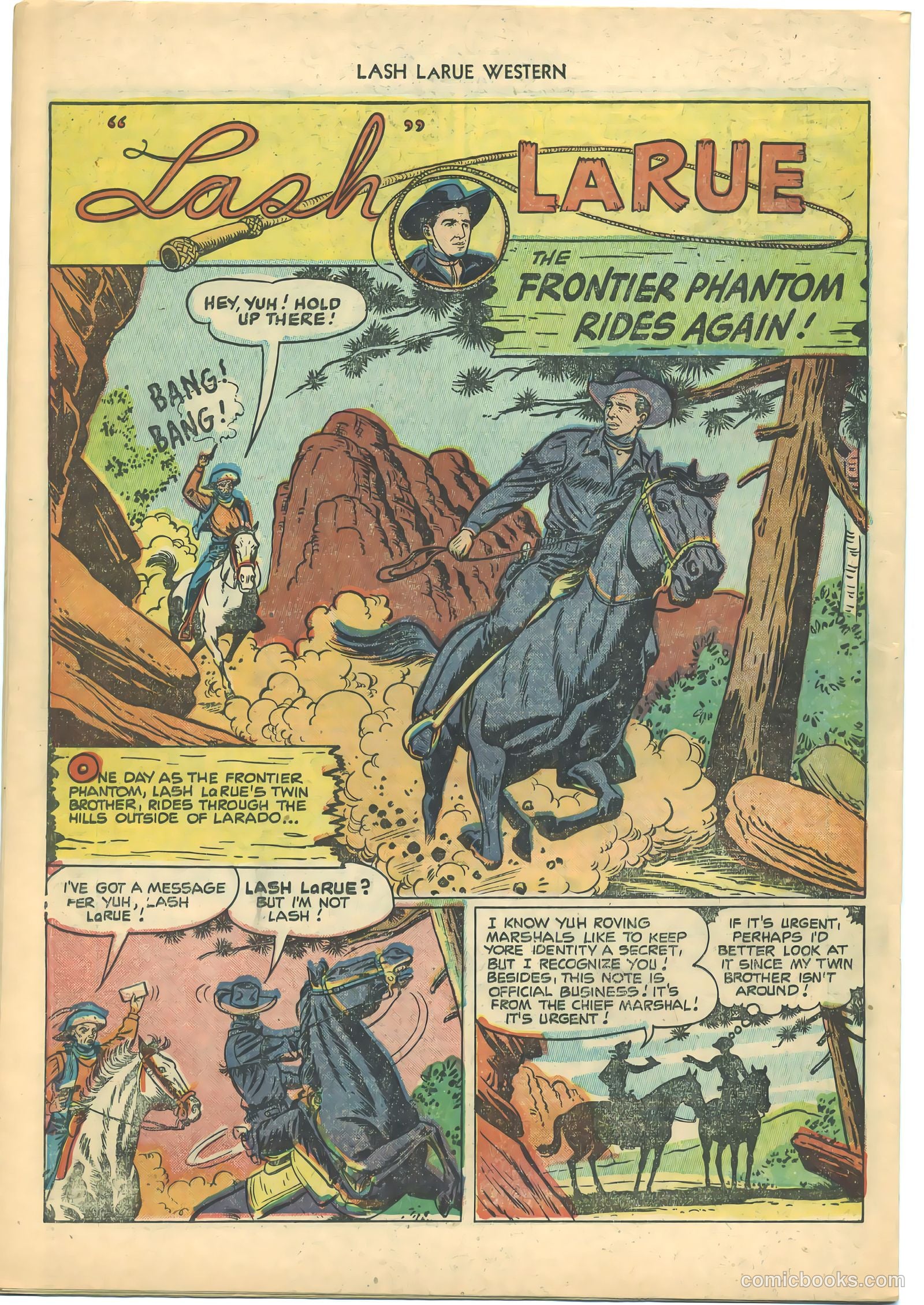 Lash LaRue Western #21 (1951) — page 26 of 36