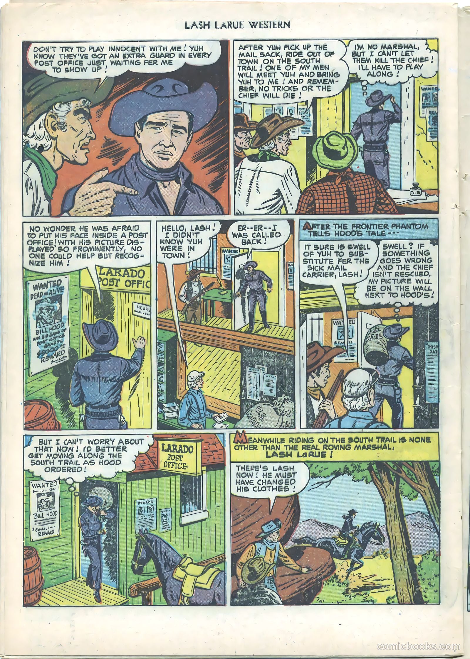 Lash LaRue Western #21 (1951) — page 28 of 36