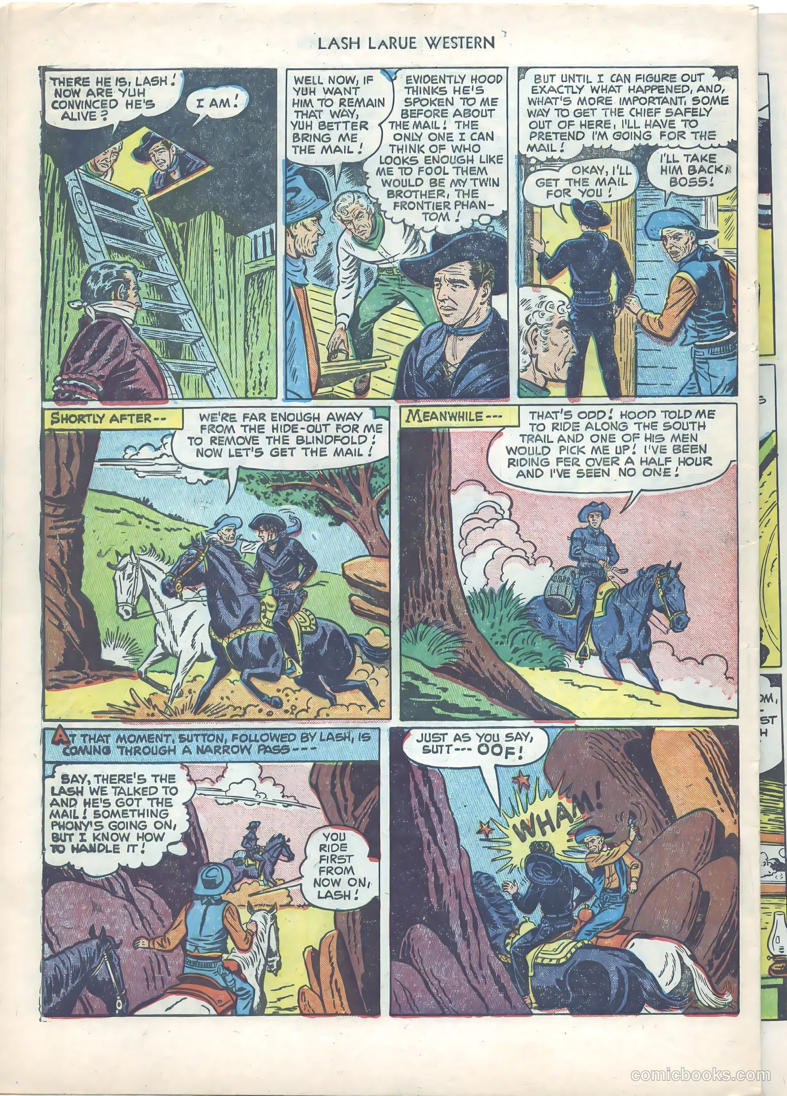 Lash LaRue Western #21 (1951) — page 30 of 36