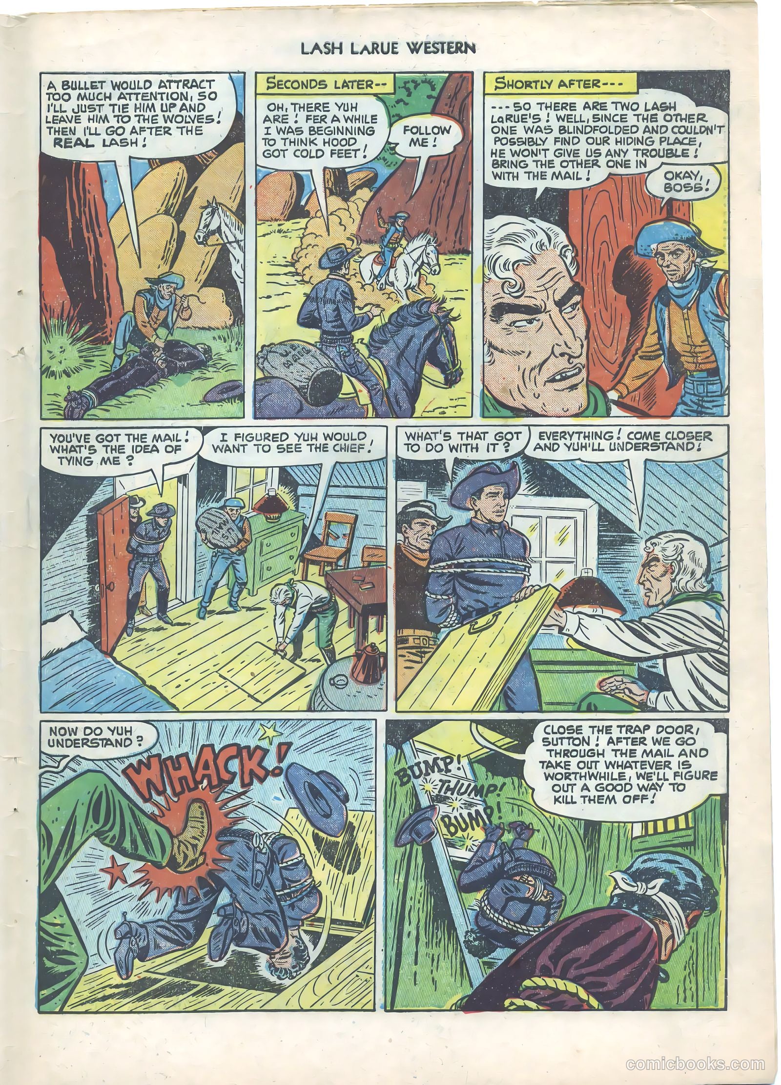 Lash LaRue Western #21 (1951) — page 31 of 36