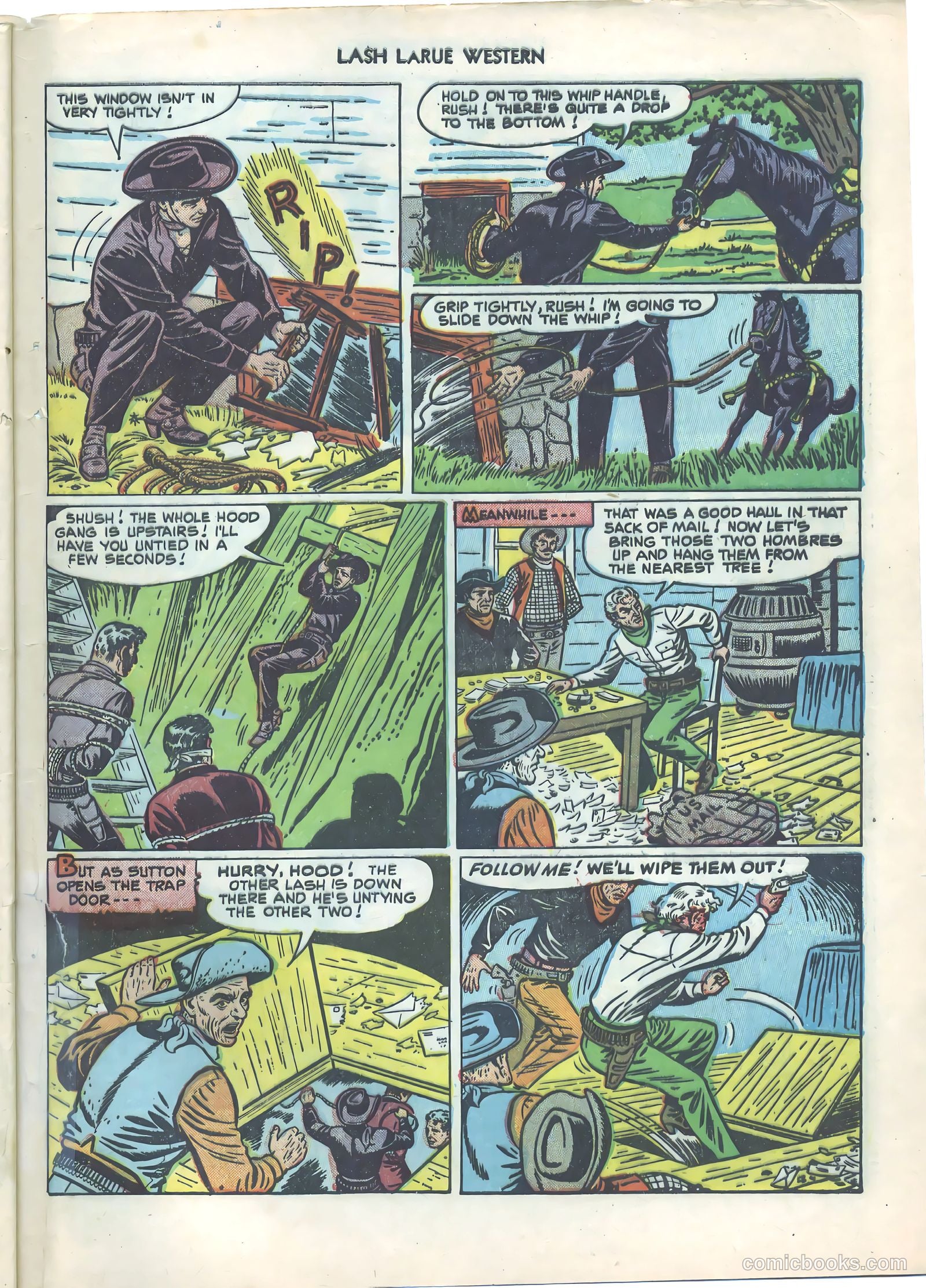 Lash LaRue Western #21 (1951) — page 33 of 36