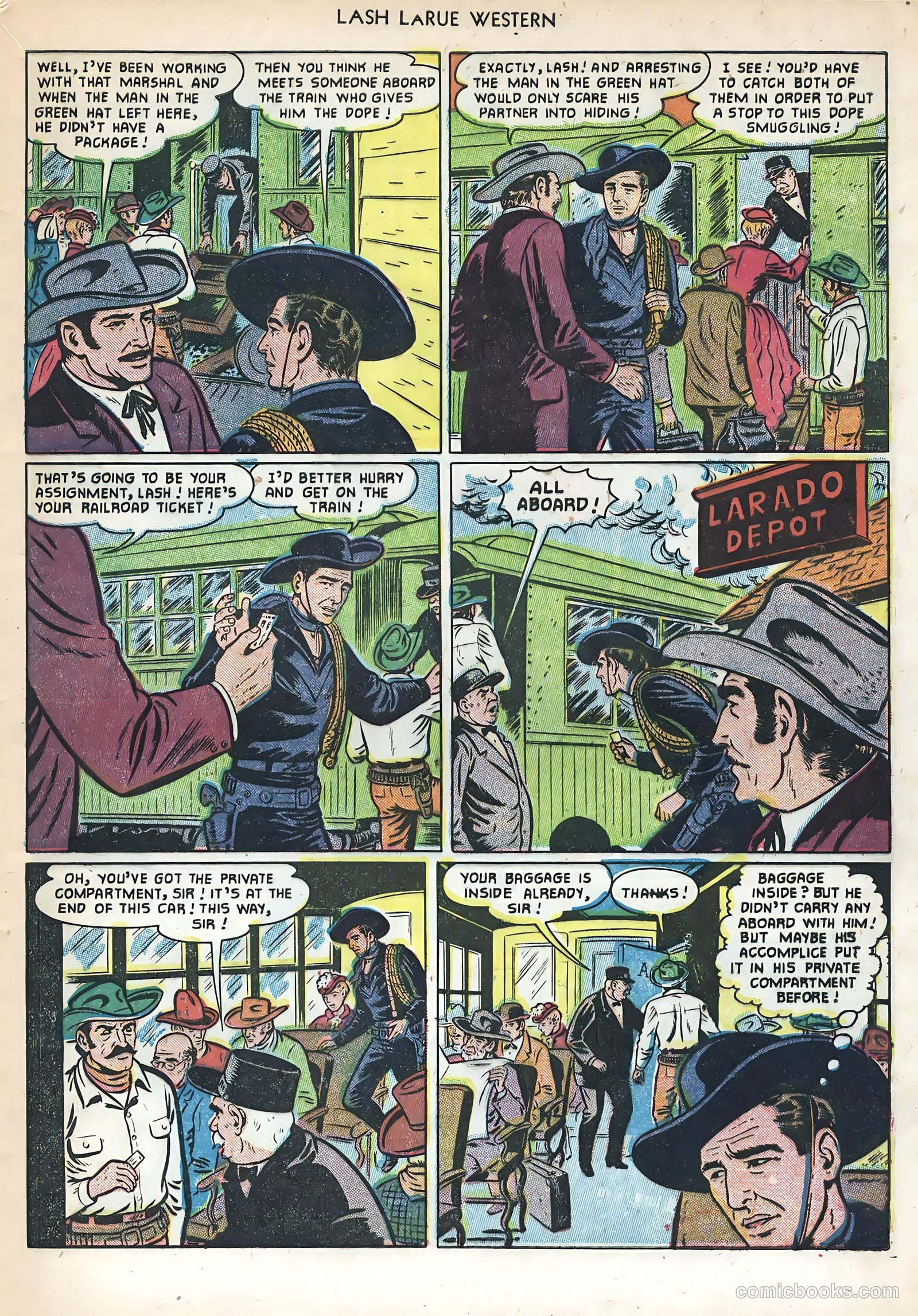 Lash LaRue Western #22 (1951) — page 5 of 36