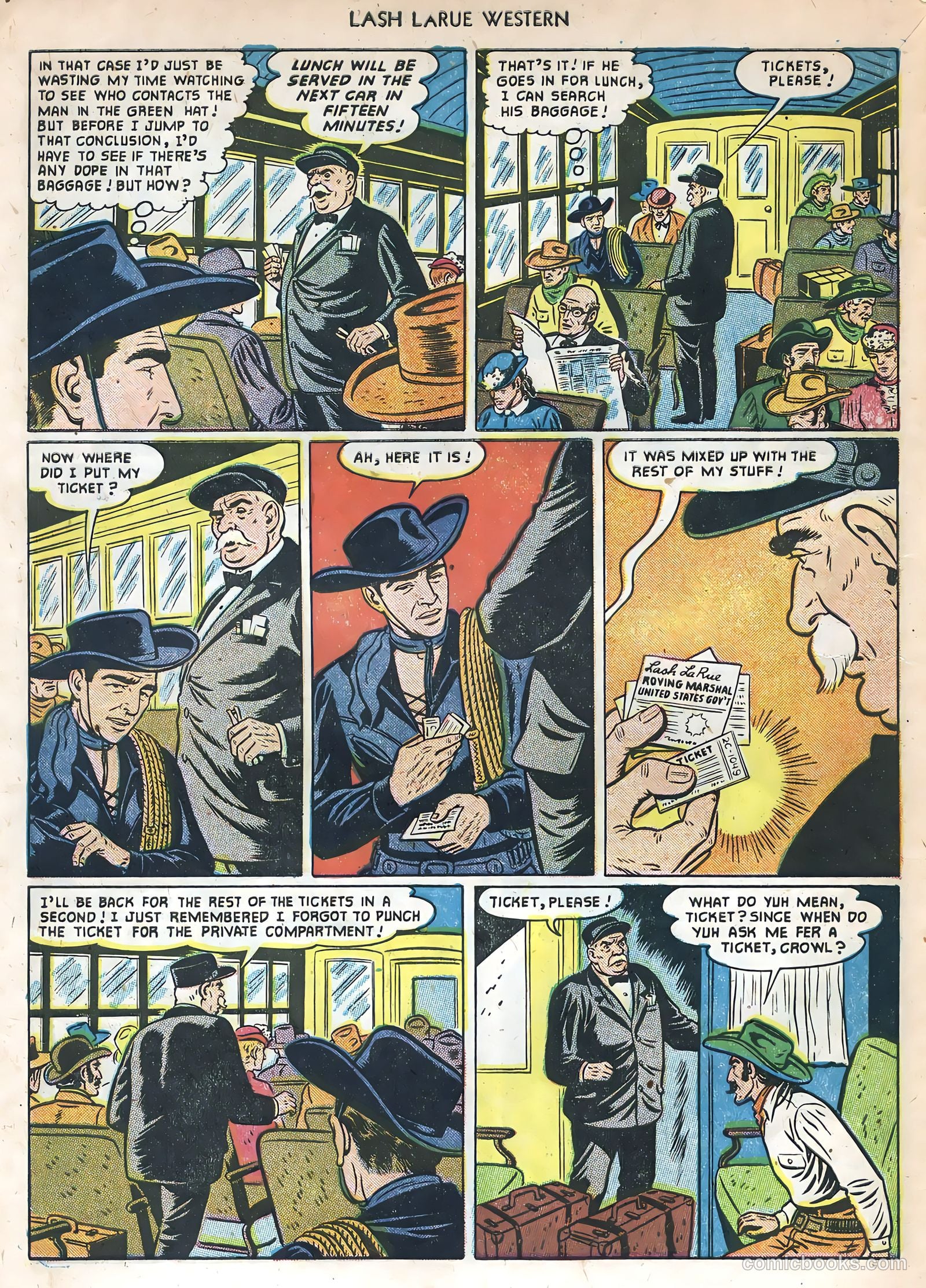 Lash LaRue Western #22 (1951) — page 6 of 36