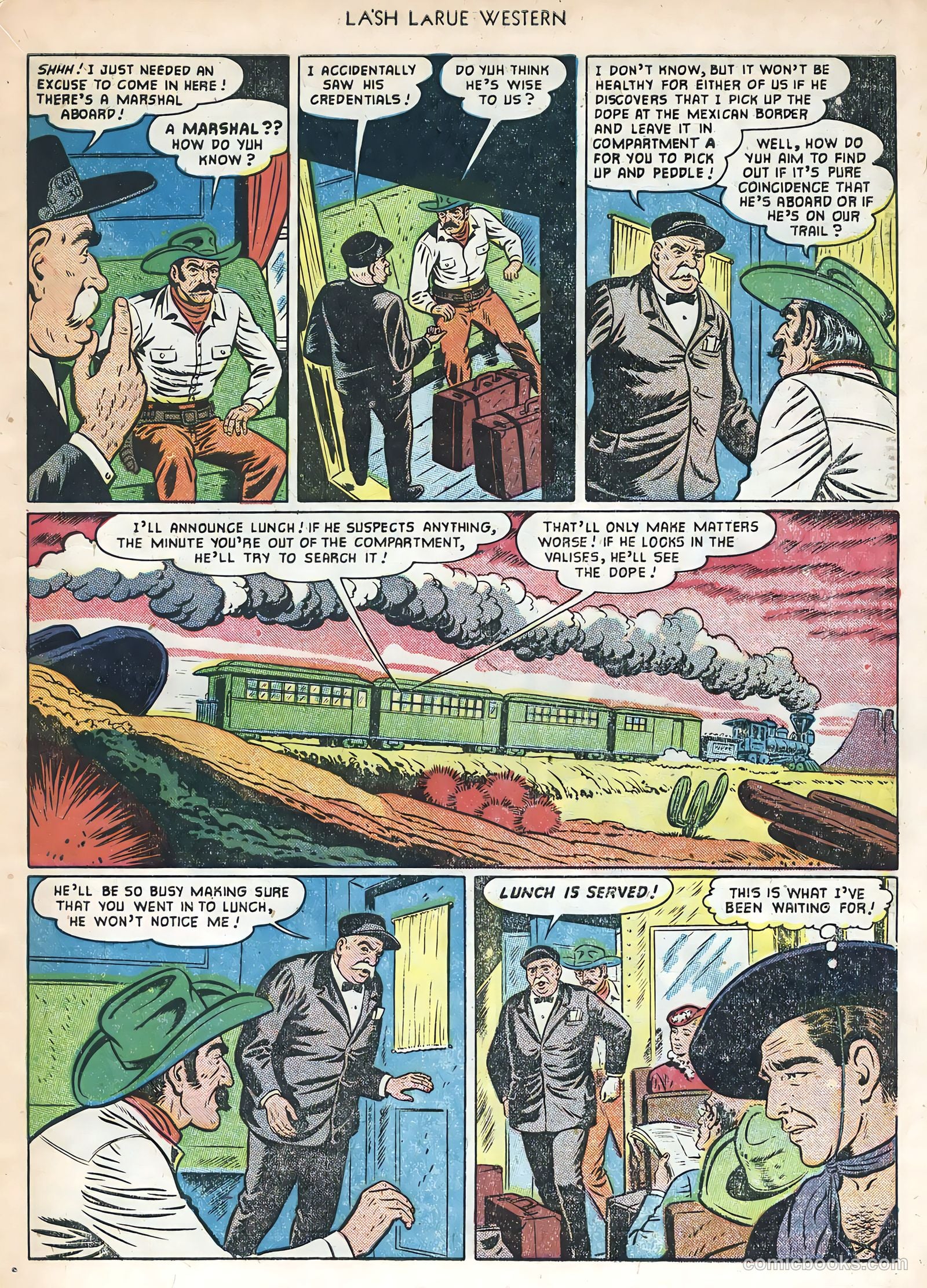 Lash LaRue Western #22 (1951) — page 7 of 36