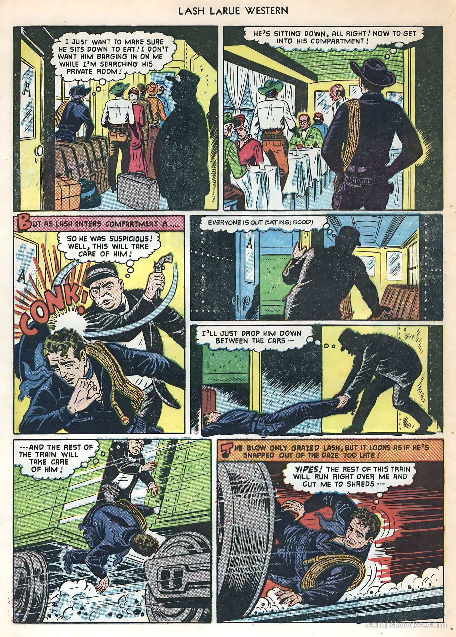 Lash LaRue Western #22 (1951) — page 8 of 36