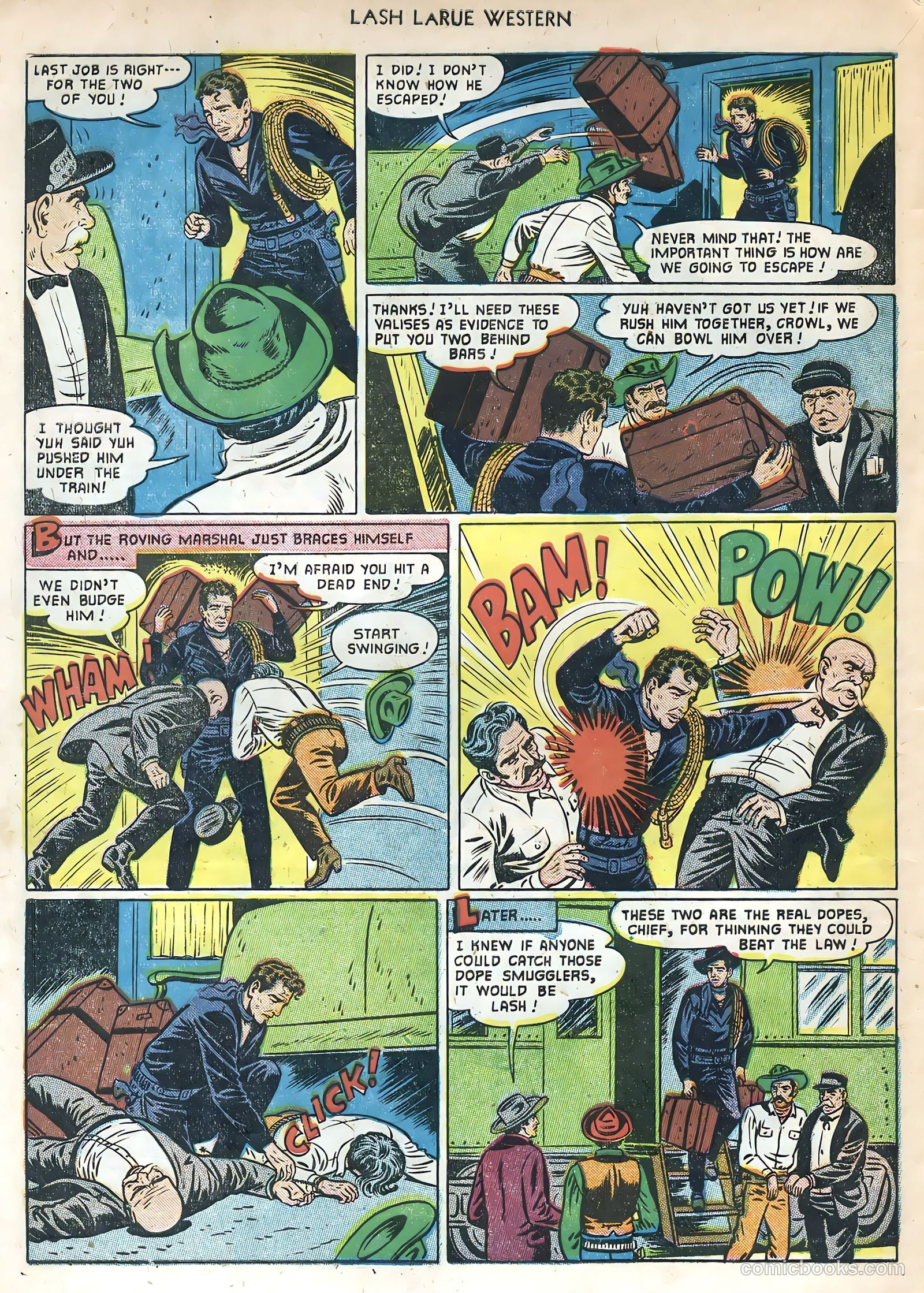 Lash LaRue Western #22 (1951) — page 10 of 36
