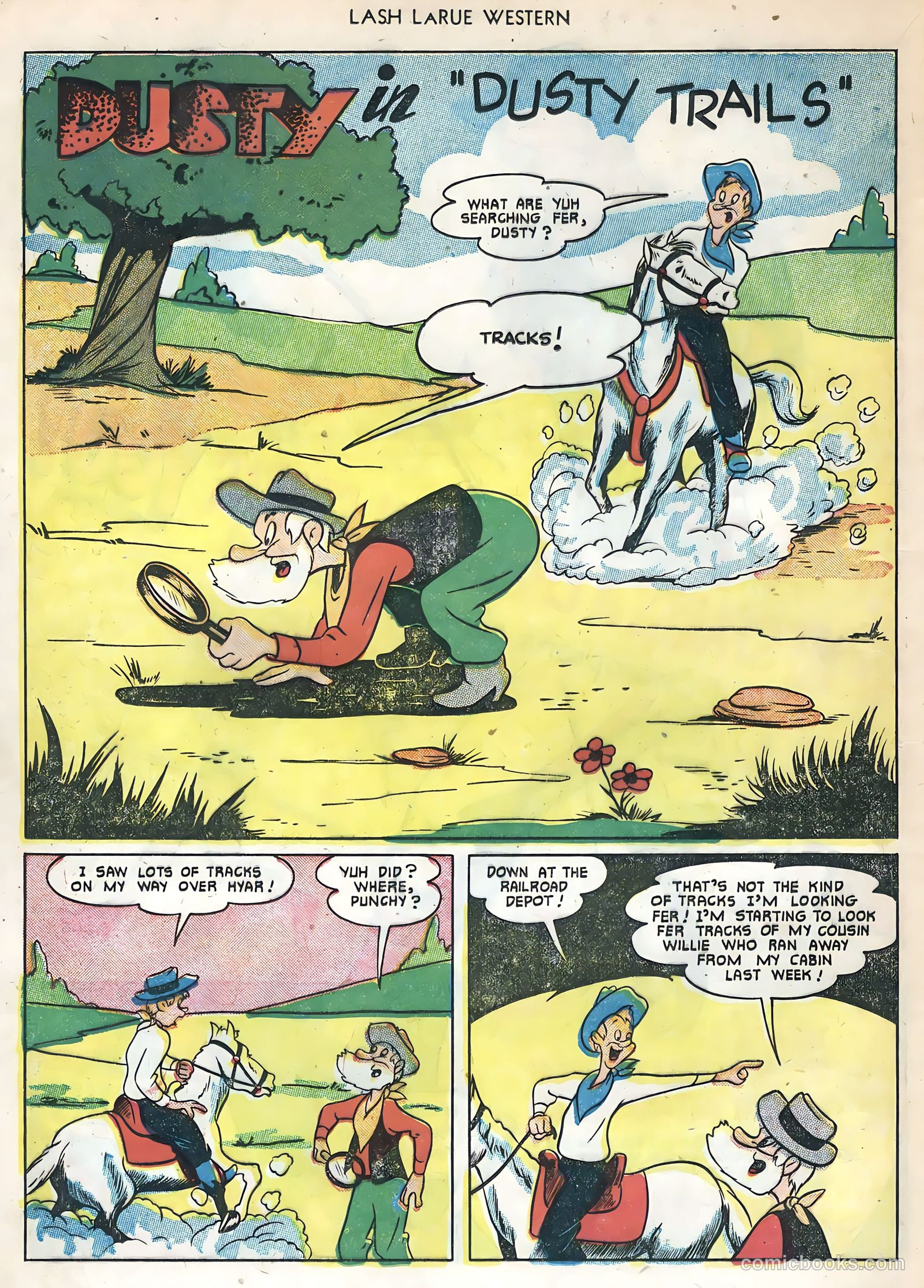 Lash LaRue Western #22 (1951) — page 12 of 36