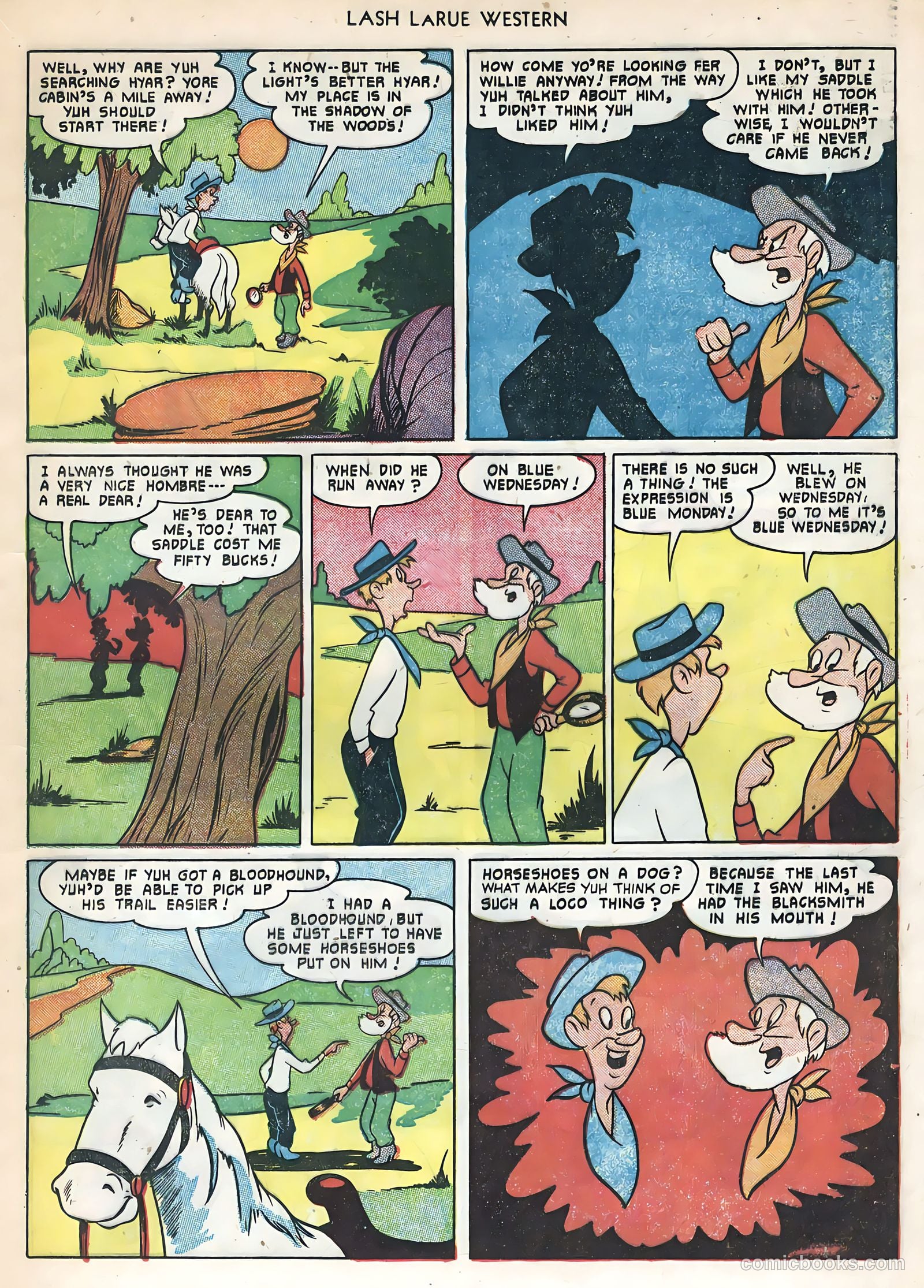 Lash LaRue Western #22 (1951) — page 13 of 36
