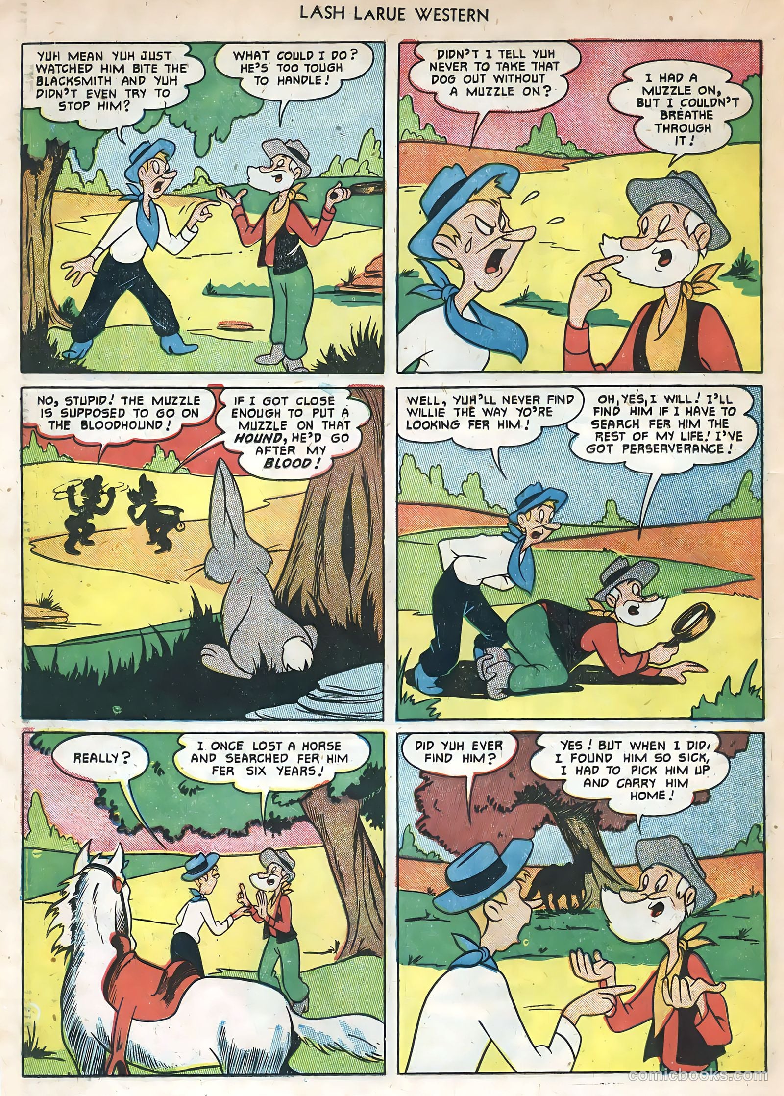 Lash LaRue Western #22 (1951) — page 14 of 36