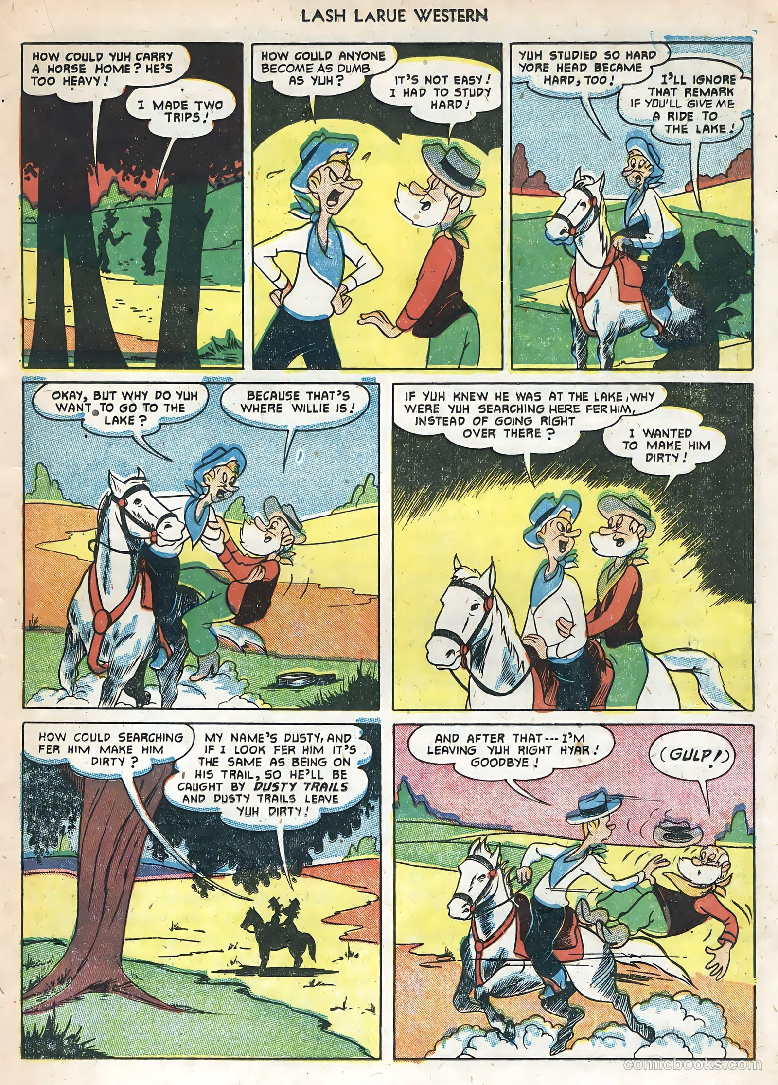 Lash LaRue Western #22 (1951) — page 15 of 36