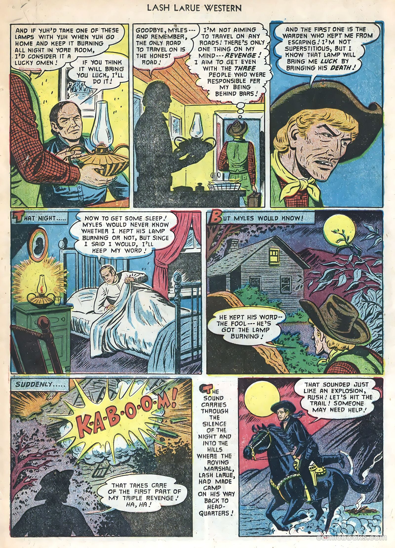 Lash LaRue Western #22 (1951) — page 19 of 36