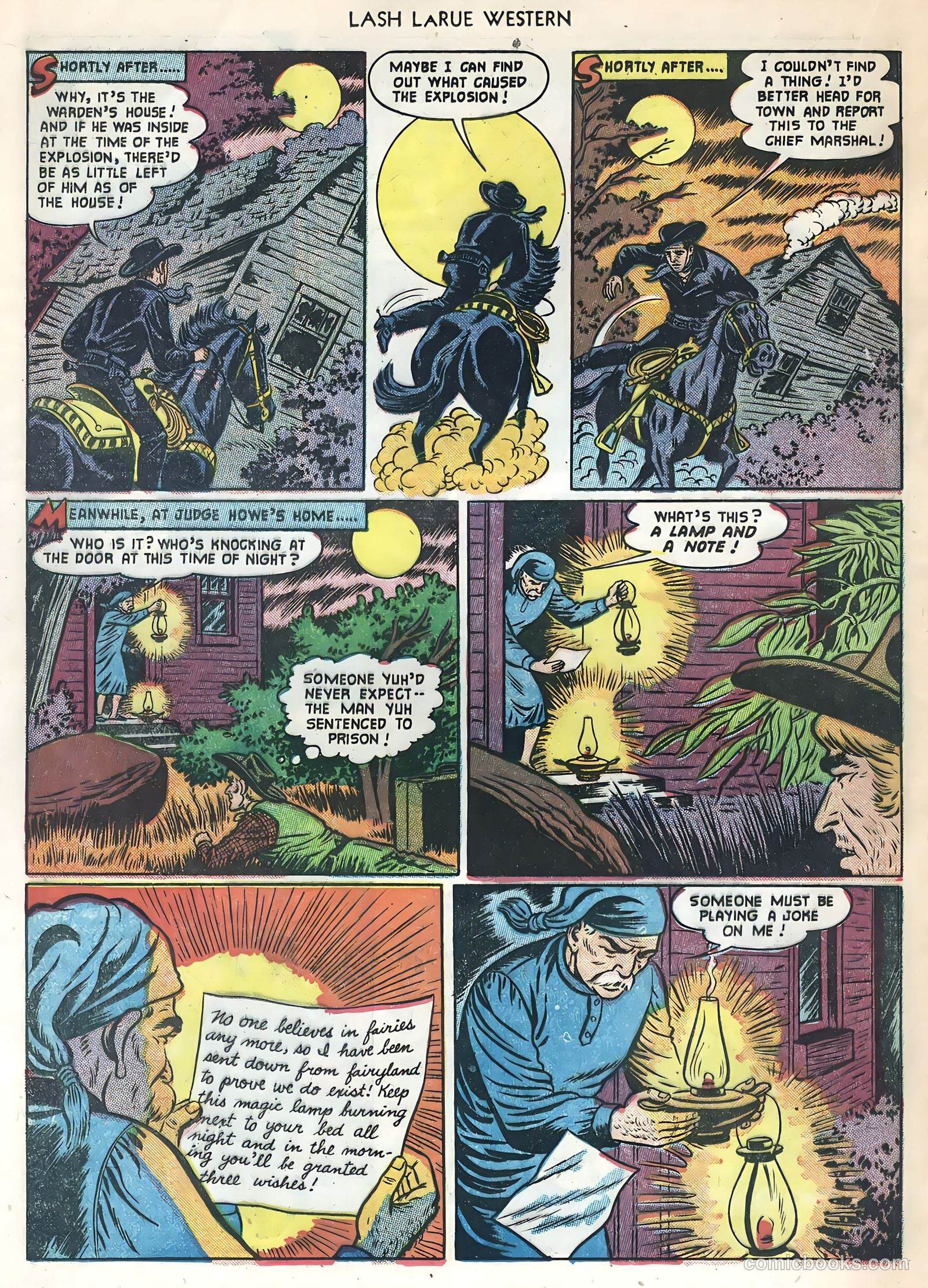 Lash LaRue Western #22 (1951) — page 20 of 36