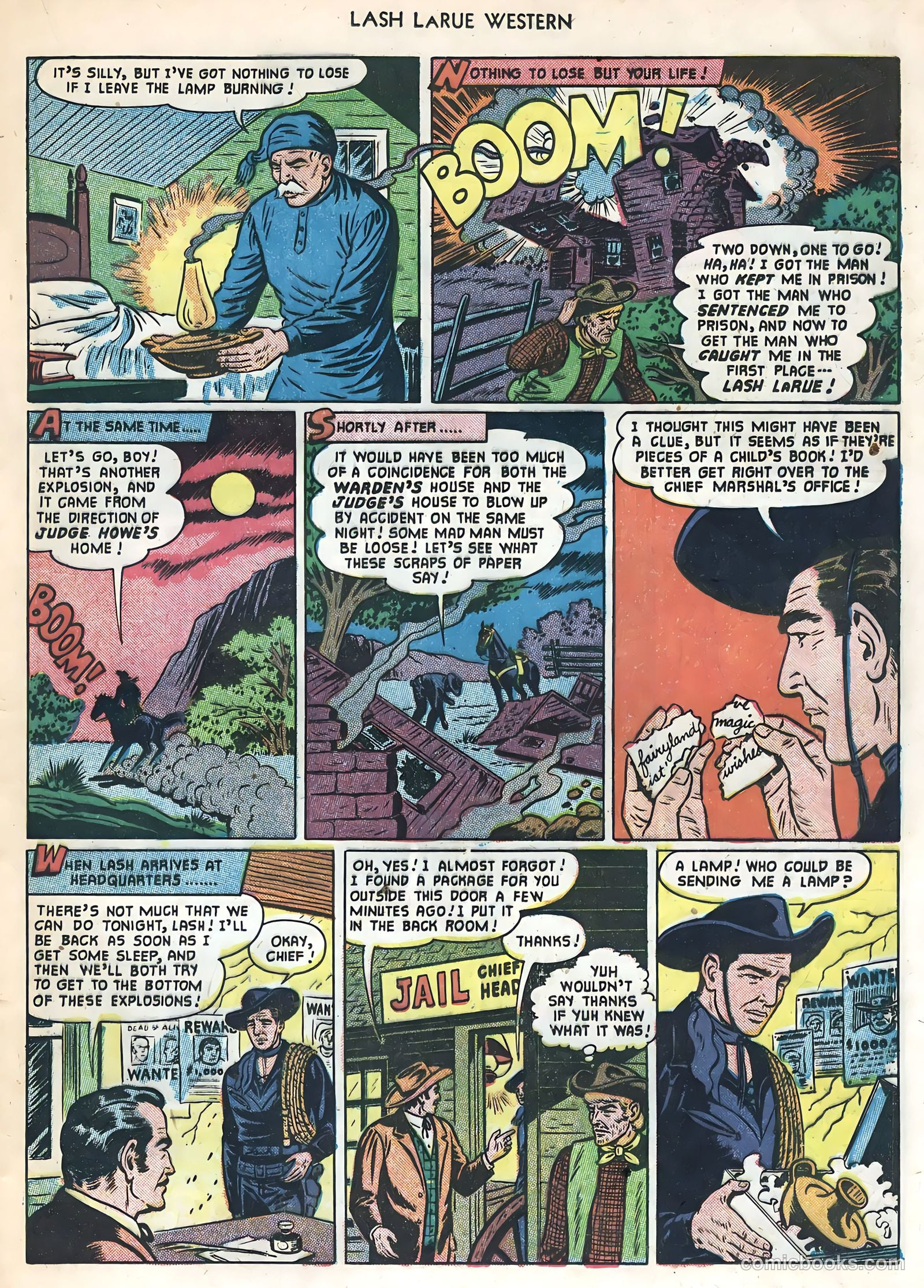 Lash LaRue Western #22 (1951) — page 21 of 36