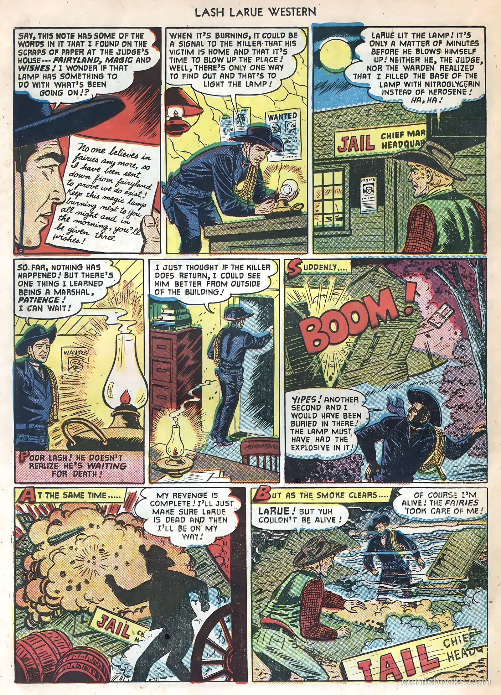 Lash LaRue Western #22 (1951) — page 22 of 36