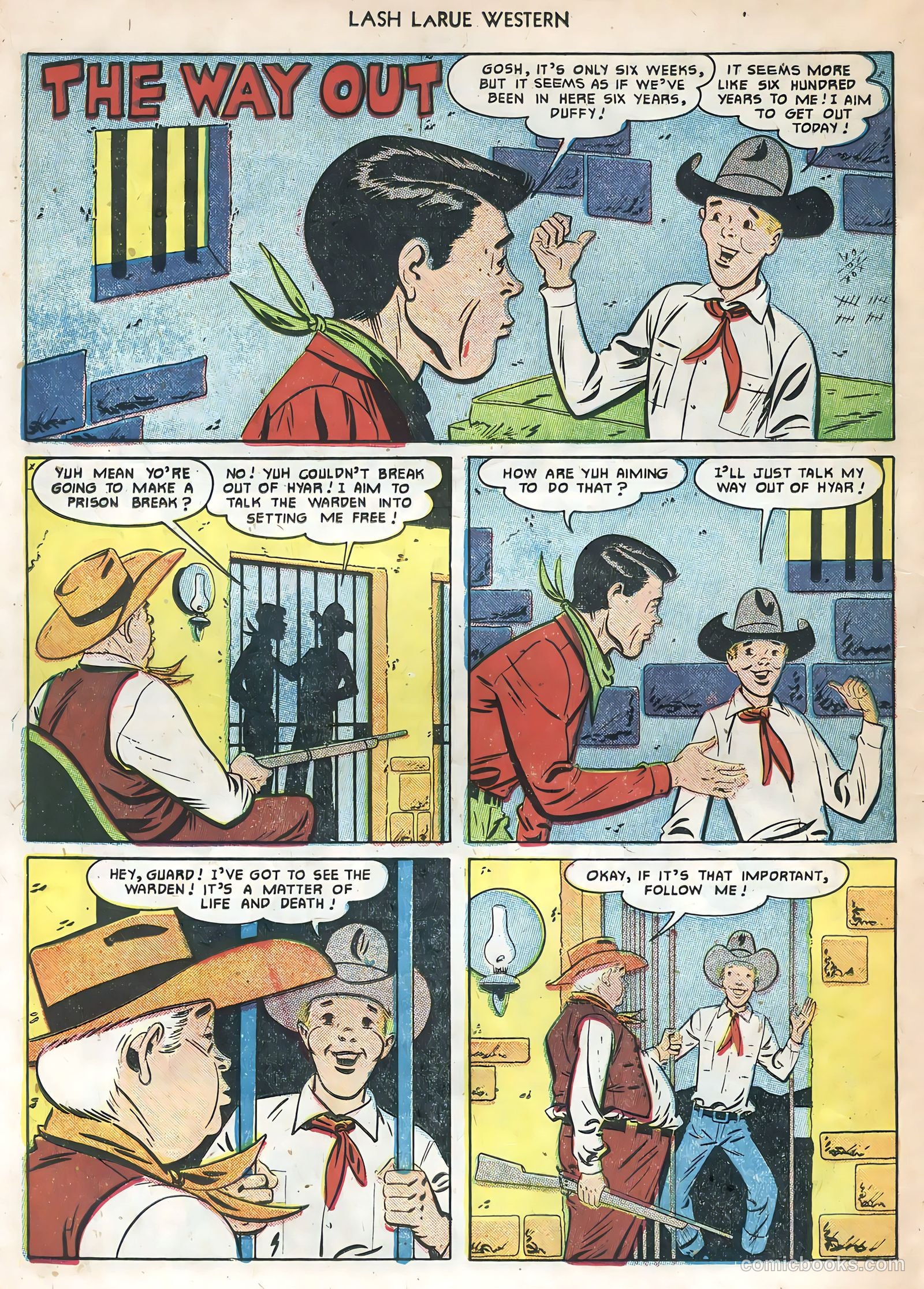 Lash LaRue Western #22 (1951) — page 26 of 36