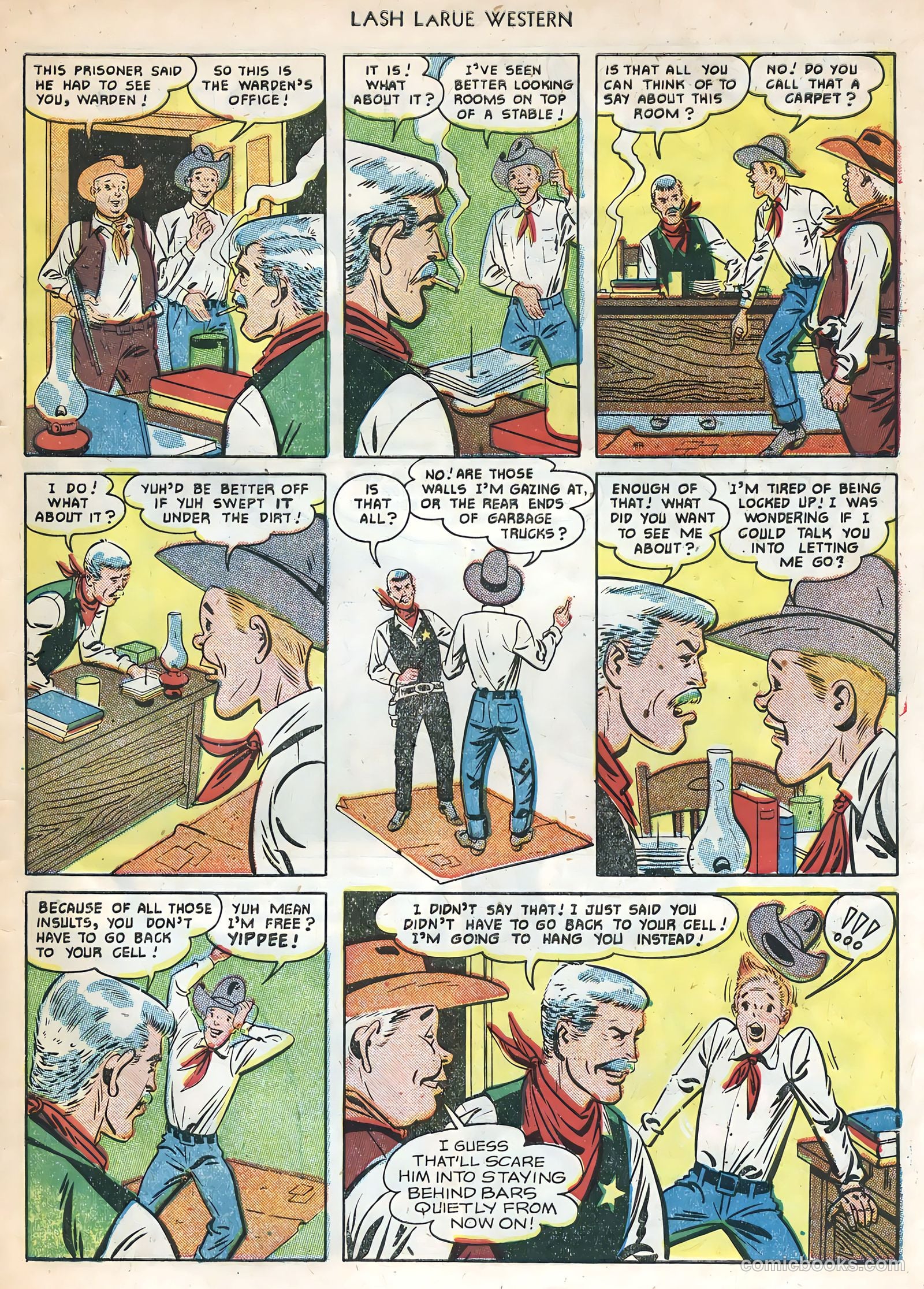Lash LaRue Western #22 (1951) — page 27 of 36