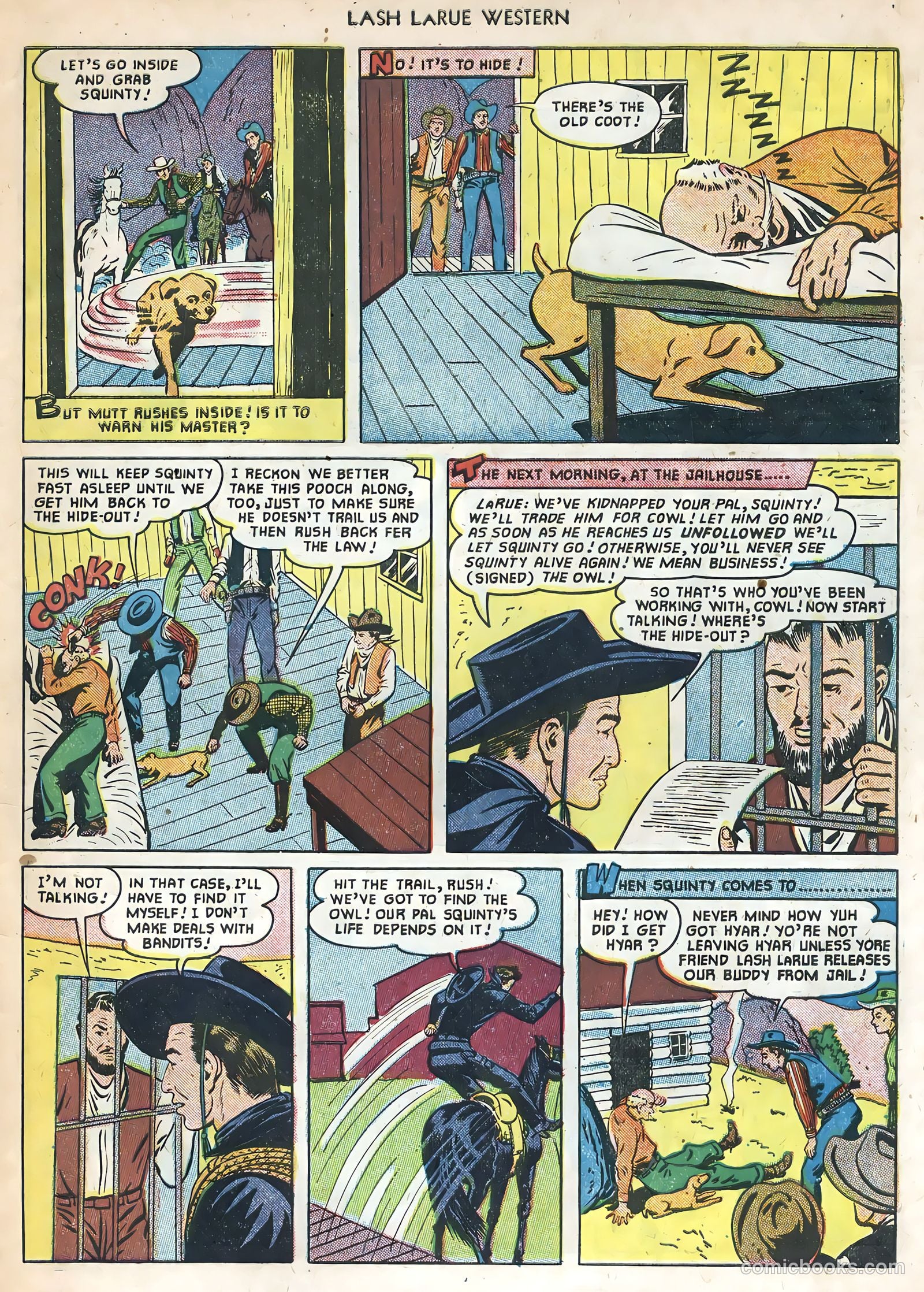 Lash LaRue Western #22 (1951) — page 31 of 36
